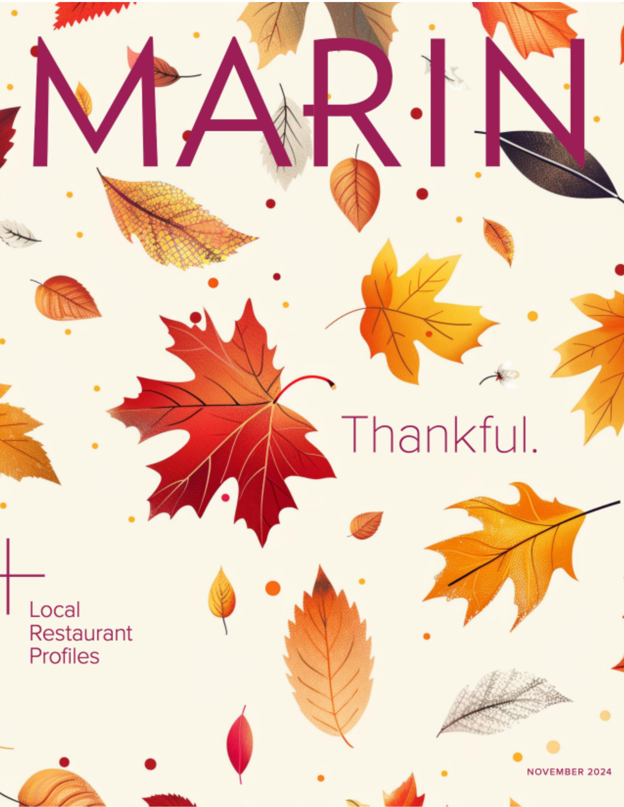  Marin Magazine  November 2024  "Forage & Feast" 