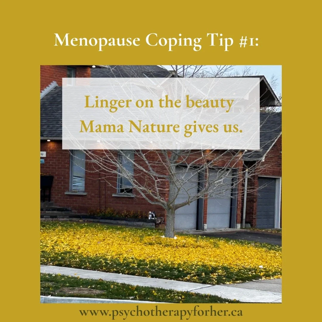 Look for those easy moments right in front of us, and liiinnnnger. 

#perimenopause 
#menopause 
#mothernature
