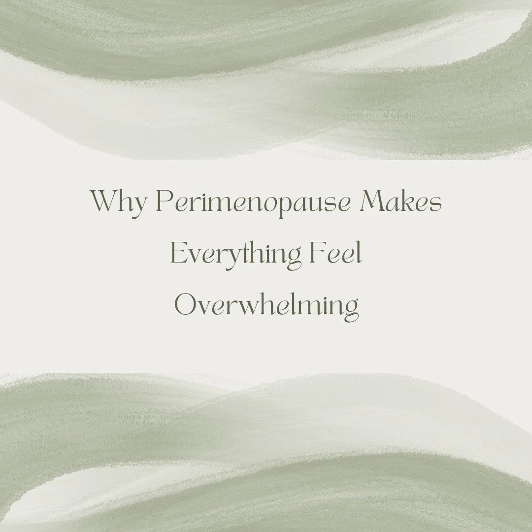 If your tolerance for literally everything is lower this month, you&rsquo;re not broken &mdash; 
you&rsquo;re perimenopausal and it&rsquo;s December.

There&rsquo;s a reason your nervous system is waving a tiny white flag. Come read about it in my ne