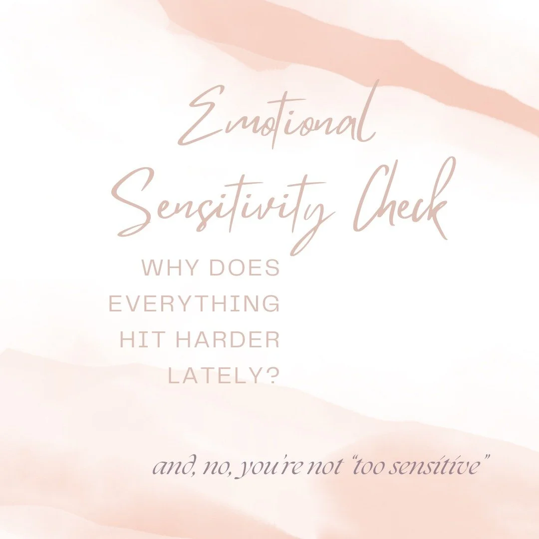 Emotional sensitivity in midlife is rarely random.

It often emerges after long periods of carrying emotional labour, caregiving responsibilities, and mental load &mdash; while navigating hormonal shifts that reduce emotional buffering.

What many wo