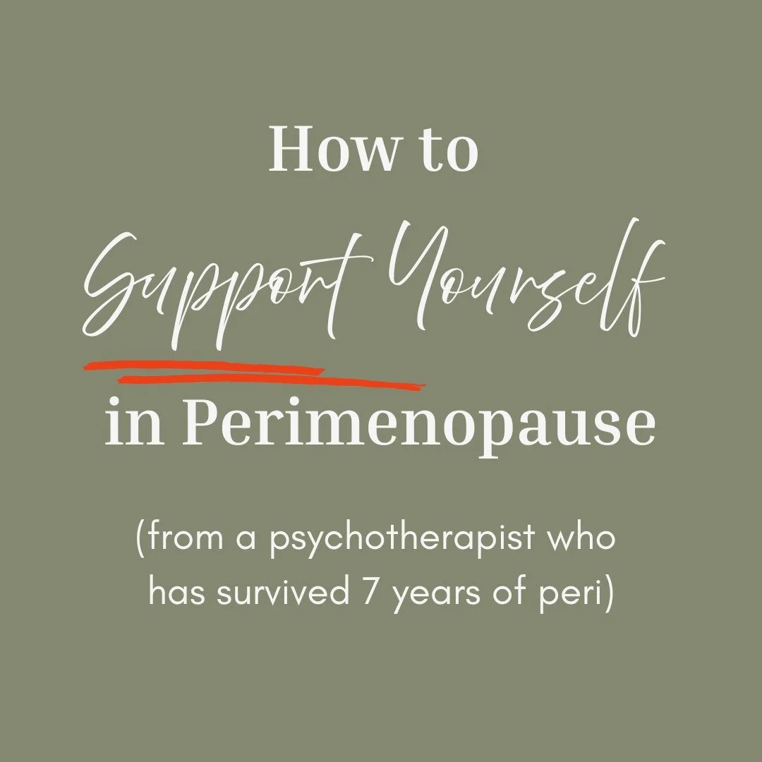 If &ldquo;pushing through&rdquo; used to work
and now just makes you tired and irritable&hellip;

That&rsquo;s not a motivation problem.
That&rsquo;s perimenopause. 

I discuss how to support yourself through perimenopause...I'm speaking from 7 years