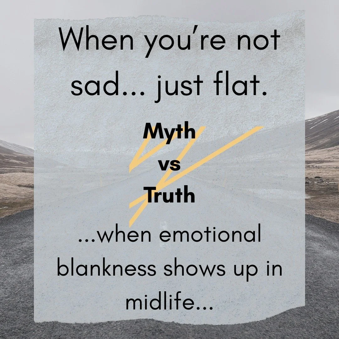 Just&hellip; flat.

And because you&rsquo;re still functioning, the world assumes you&rsquo;re fine.
But emotional blankness isn&rsquo;t &ldquo;dramatic.&rdquo; It&rsquo;s often protective &mdash; a nervous system that&rsquo;s carrying too much, for 