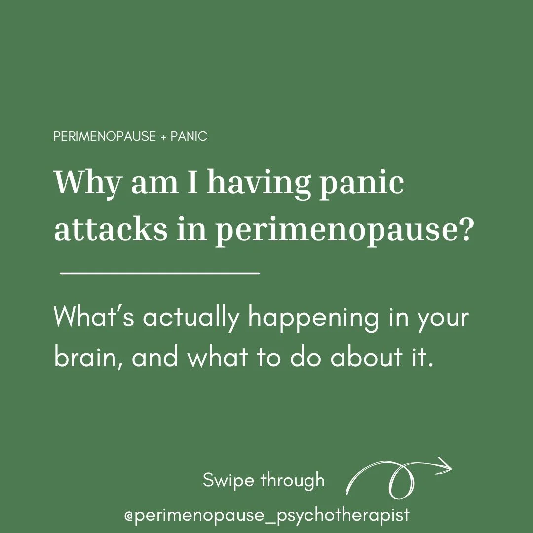 First panic attack in your 40s? Thanks hormones.

Estrogen and progesterone both regulate your stress response system. When they decline in perimenopause, the threshold for a full alarm response drops. No prior anxiety history required.

And hot flas