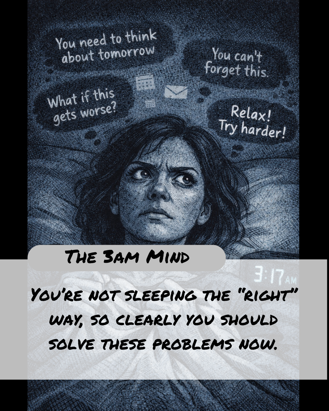 night anxiety sleeplessness awake