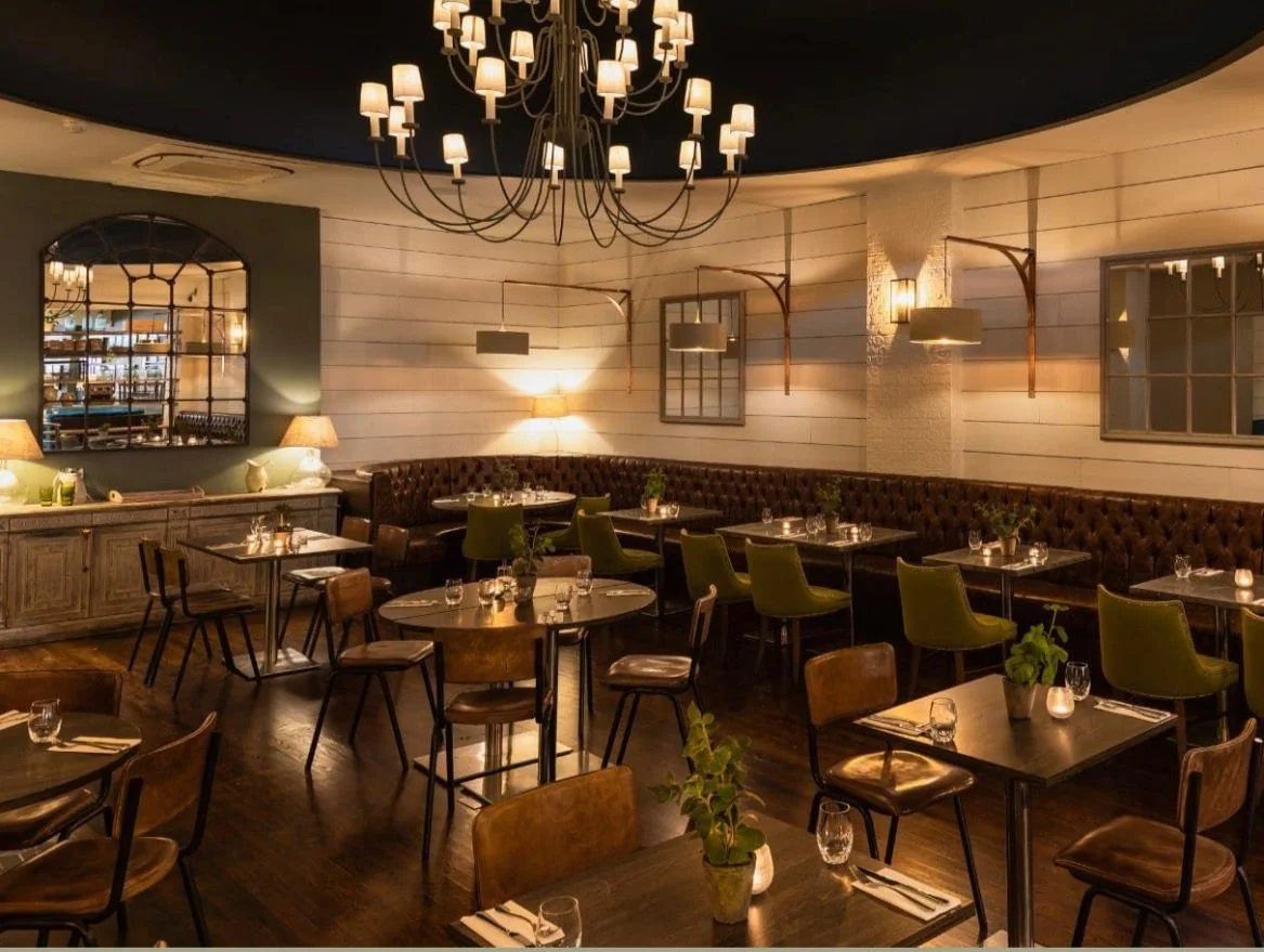 Boutique hospitality interior design for a market-town hotel, balancing comfort, character and commercial functionality