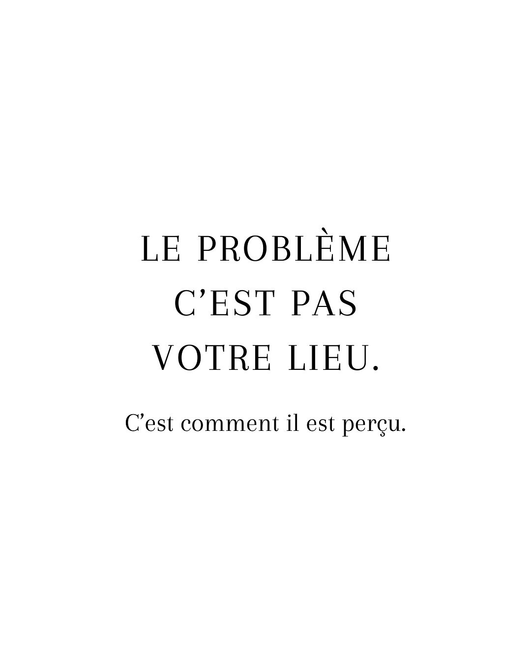 Les gens qui sortent avec moi le savent.
 Je suis tr&egrave;s sensible &agrave; l&rsquo;ambiance. Quand un lieu est beau, bien d&eacute;cor&eacute;, chaleureux&hellip; je le ressens &agrave; fond.
 Je peux litt&eacute;ralement m&rsquo;arr&ecirc;ter d