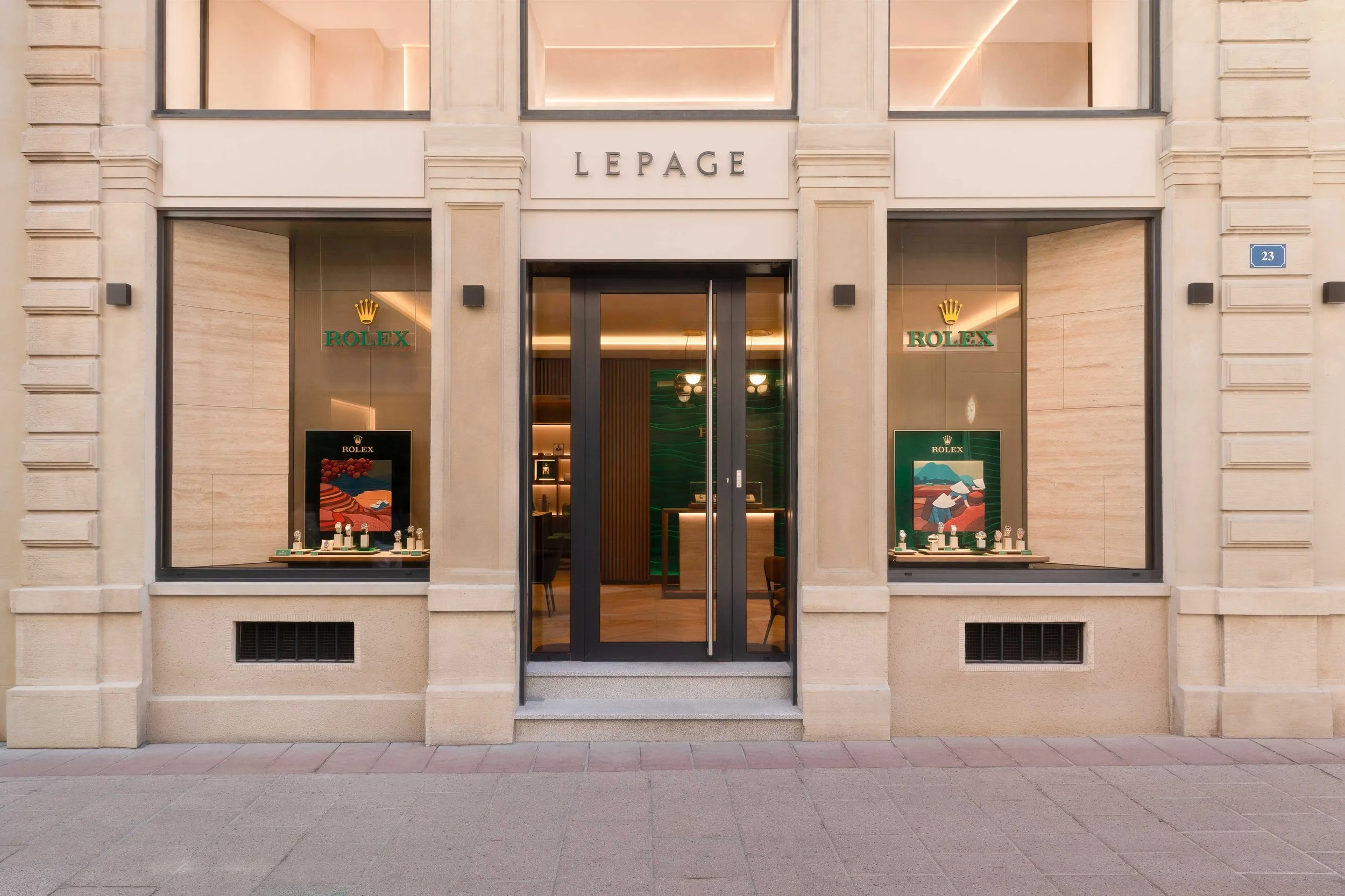 Le page à Strasbourg, boutique de montres rolex