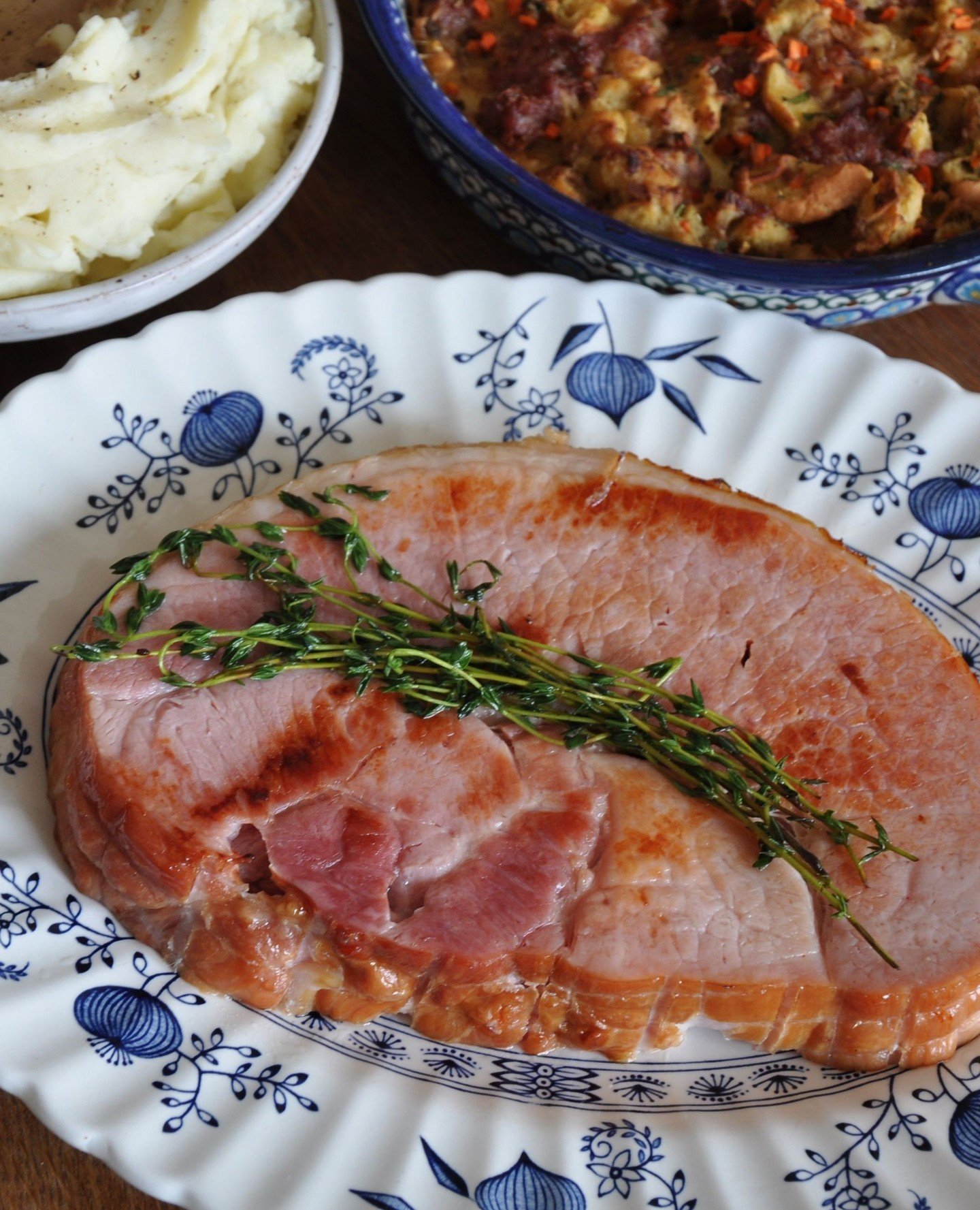 A smoked ham is Christmas at its most classic&mdash;warm, comforting, and beautifully simple. Our Berkshire pork ham, prized for its rich marbling and deep flavor, shines whether you glaze it with honey mustard, bourbon spice, or serve it as-is to le