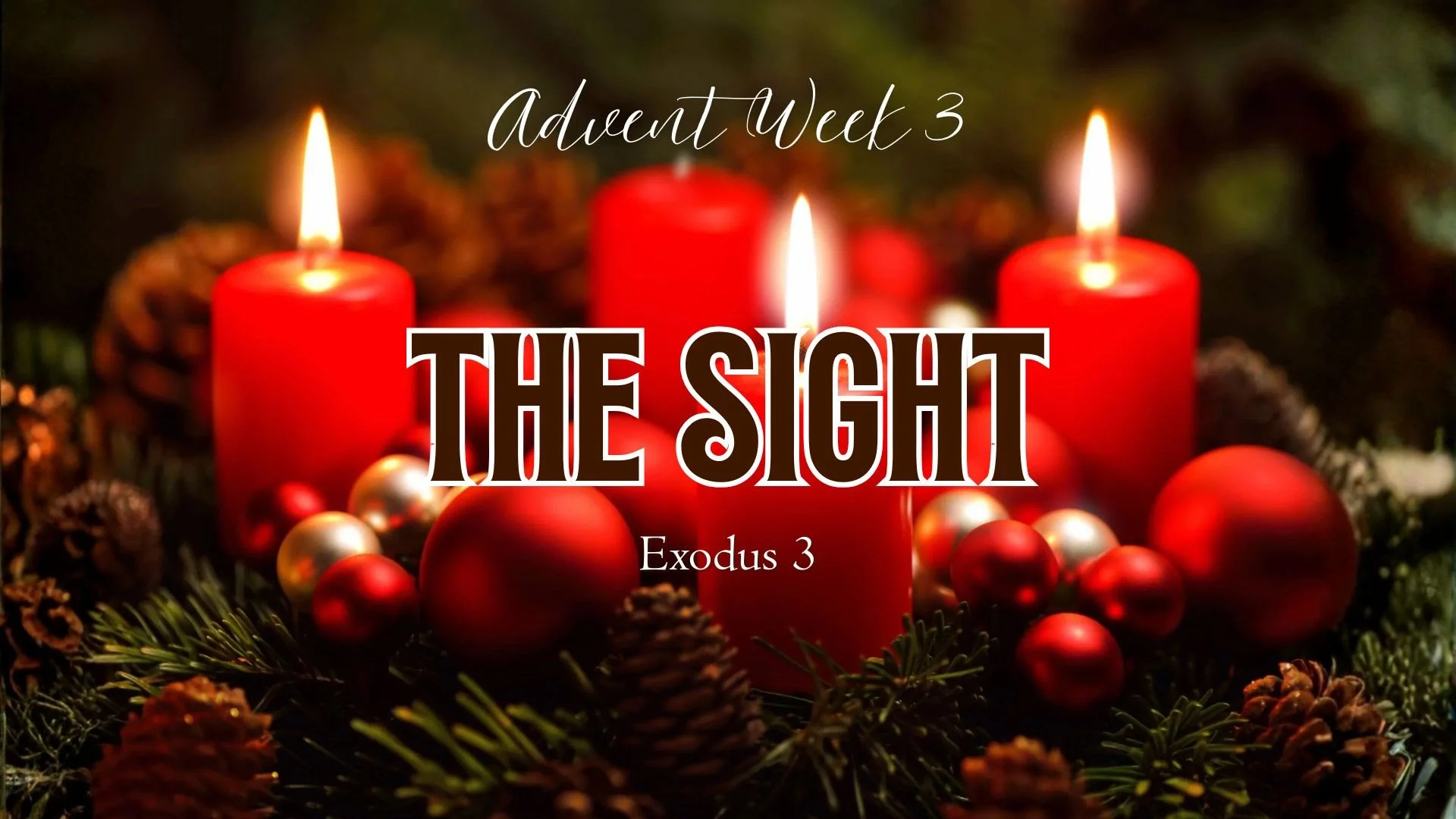 Advent 2025 Week 3: The Sight