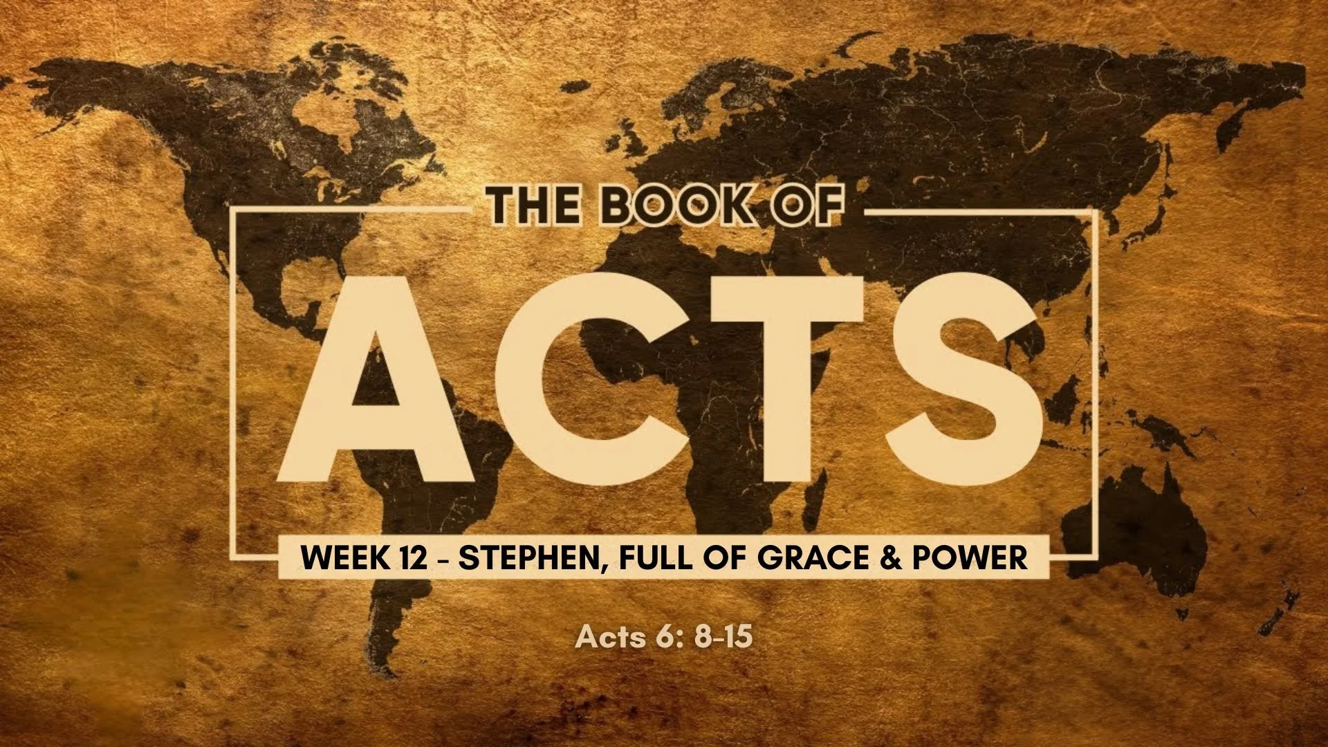 The Book of Acts: Acts 6:8-15