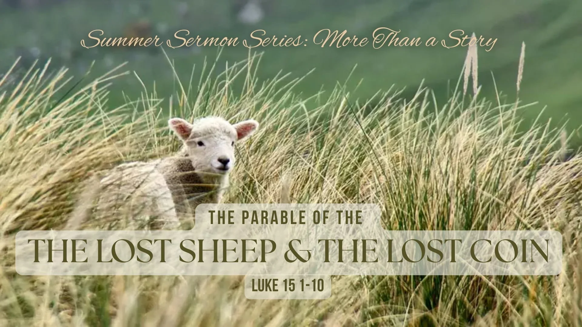 More Than A Story: The Parable of the Lost Sheep &amp; the Lost Coin (Luke 15: 1-10)