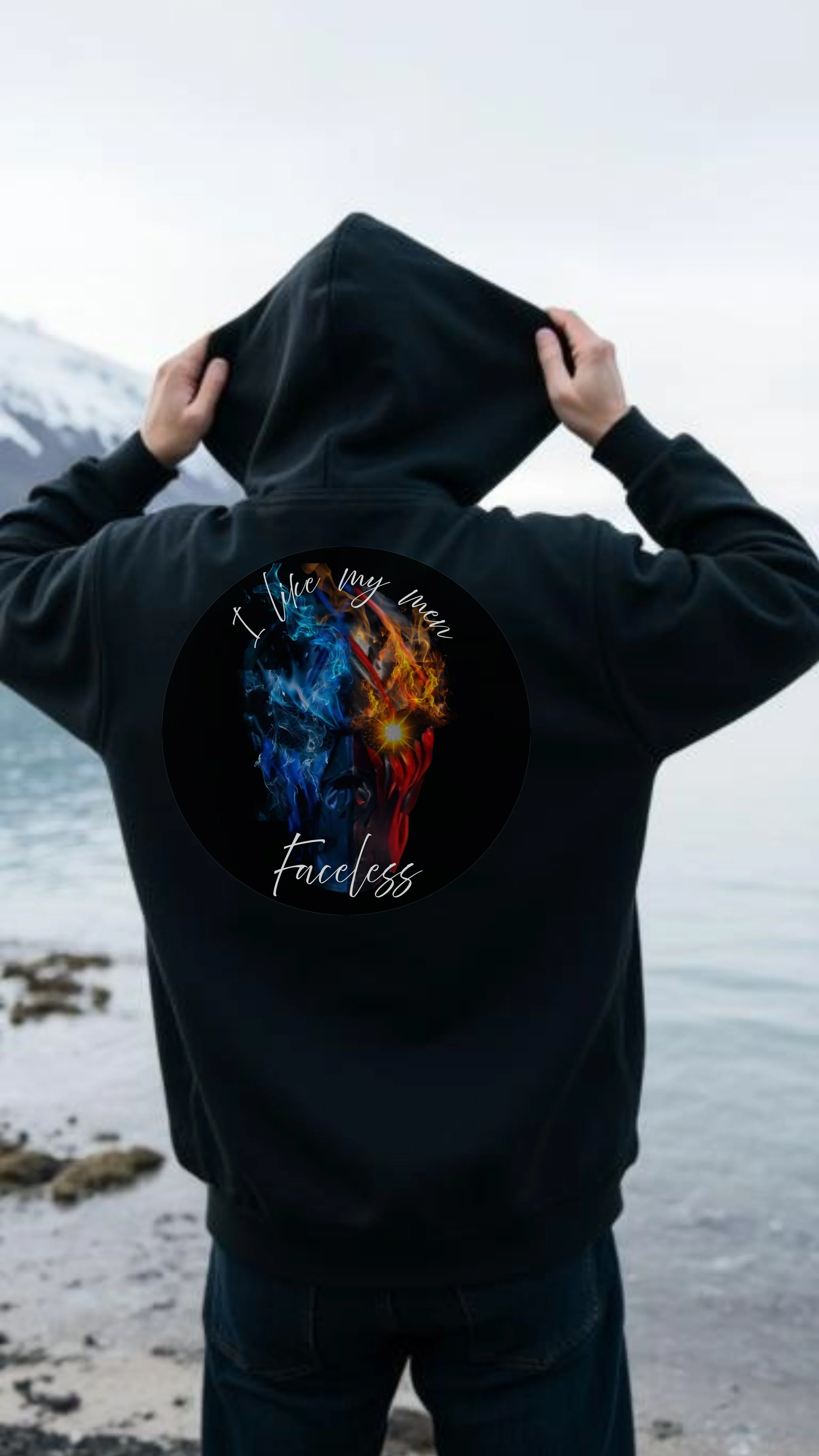 Hooded Sweatshirt-I like my men faceless