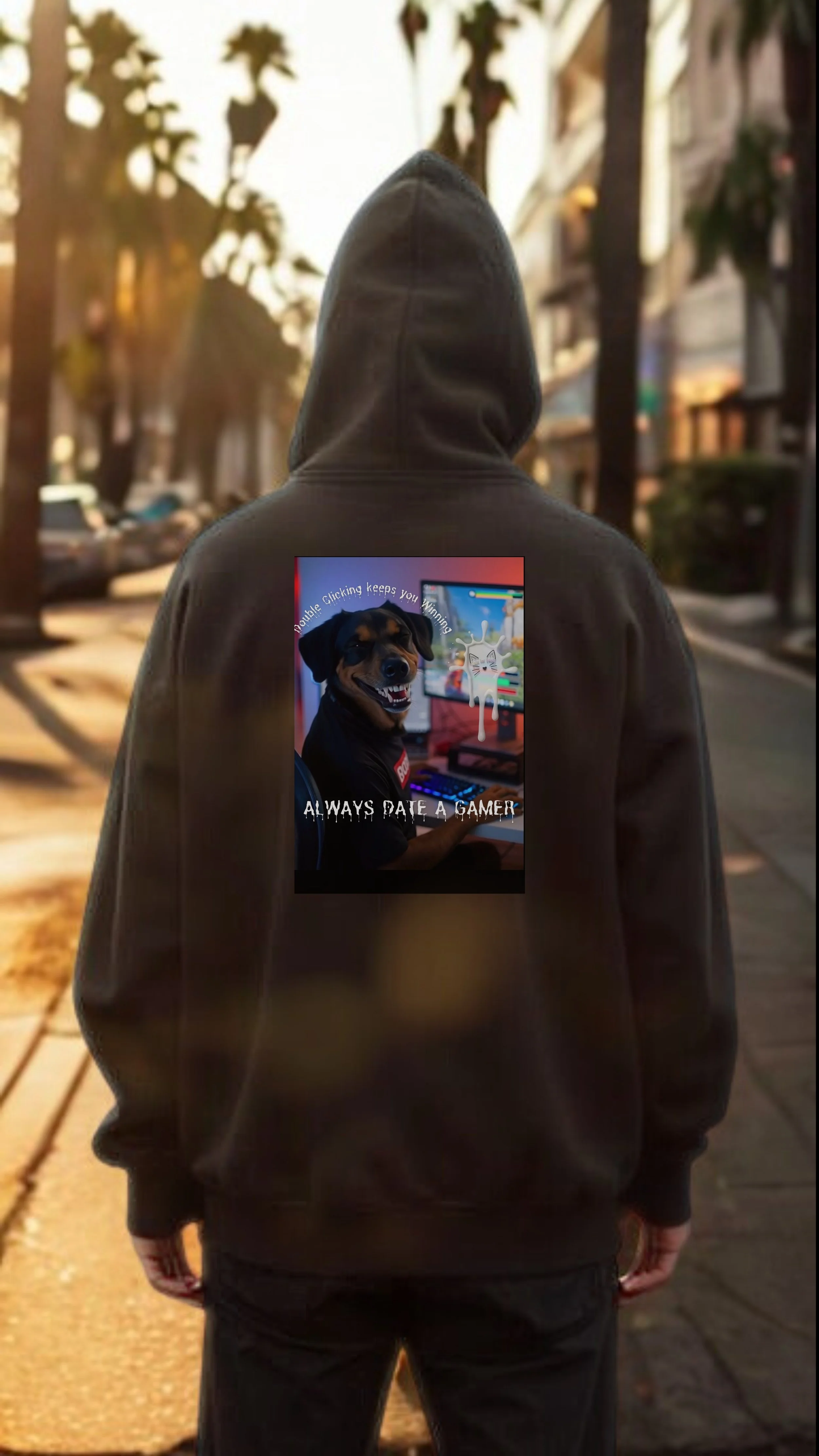 Gamer Hooded Sweatshirt