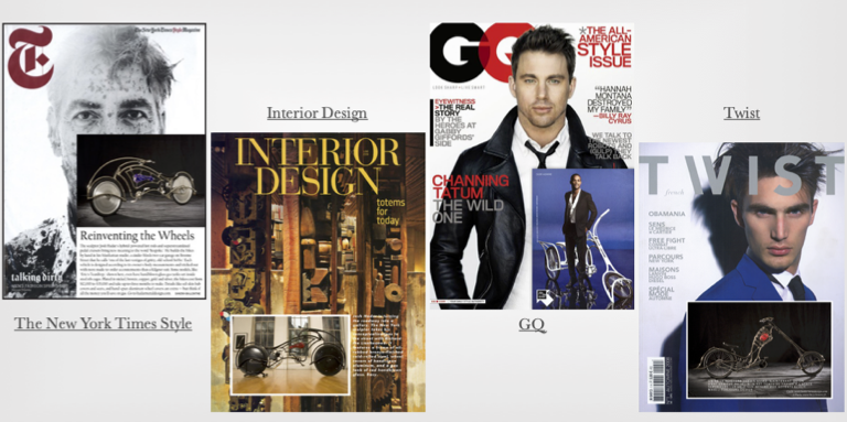 Magazine covers featuring Josh’s work, reflecting the creative background behind 20 Manor private estate and artist residency in New York