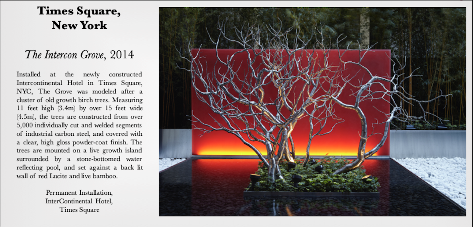 Publication featuring Josh’s art installation, connected to the creative residency at 20 Manor private estate near New York City