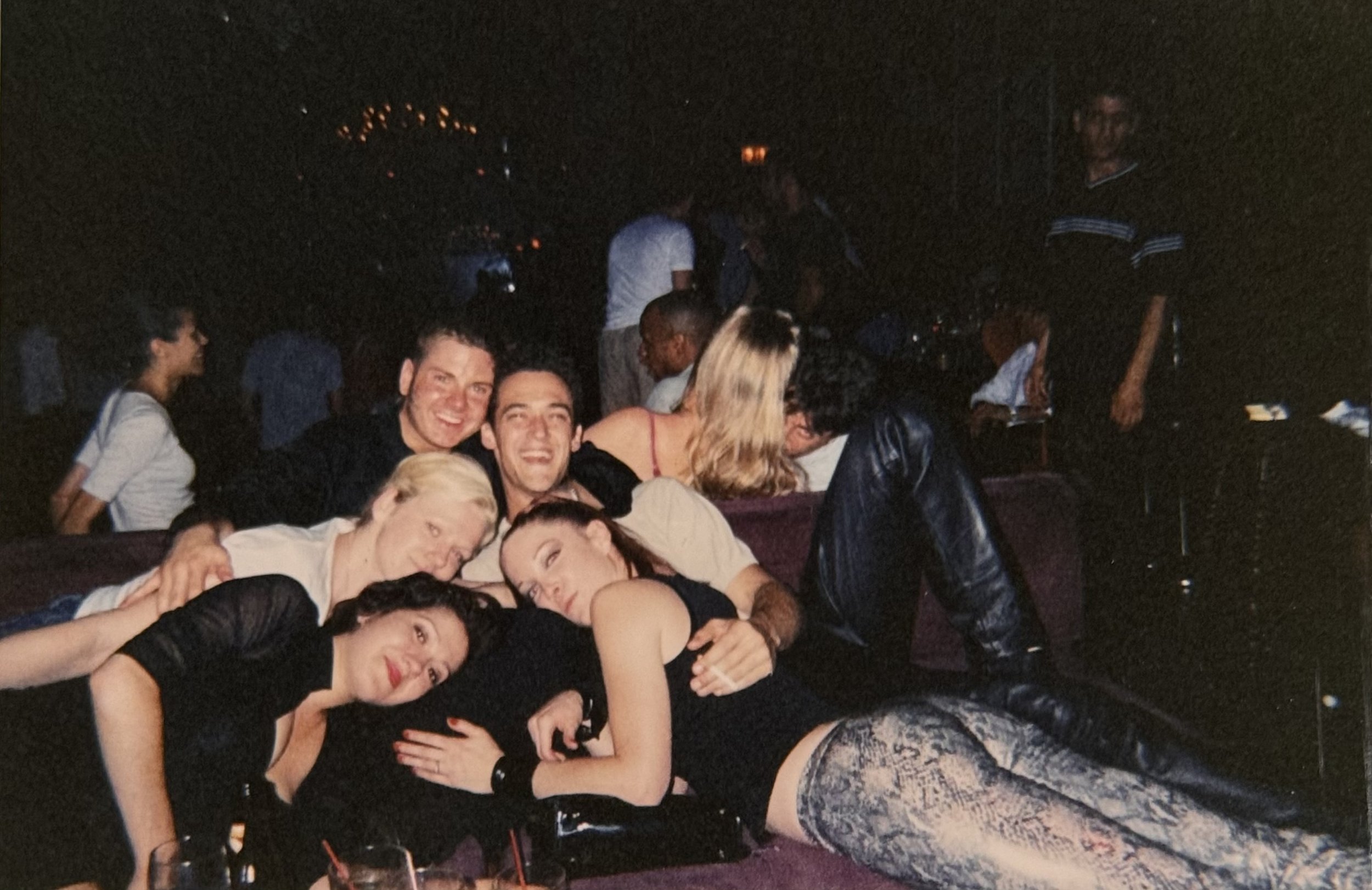 Josh in the nightlife scene, reflecting his creative background before founding the artist studio at 20 Manor estate in New York