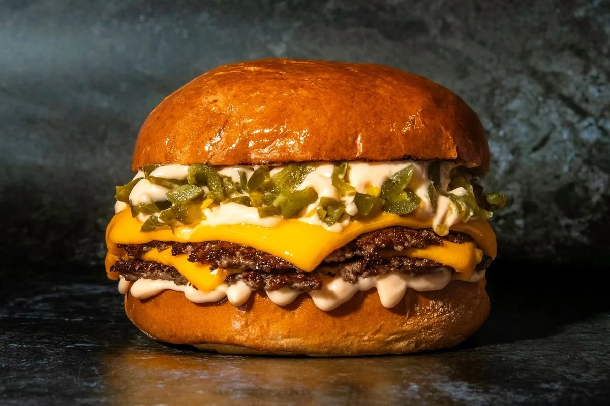 Green Chilli Cheeseburger