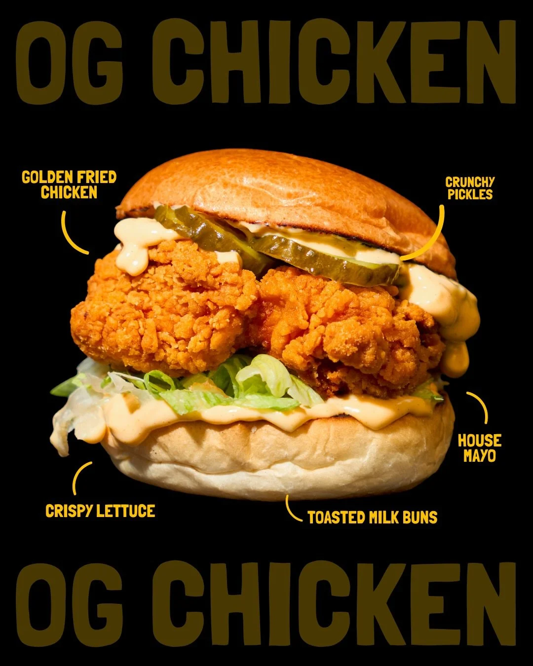 Smash burgers get the spotlight&hellip; but our chicken burgers also hold it down🍗🔥

From sweet and spicy to smoky and classic, there&rsquo;s something for every mood: Hot Honey, Buffalo, Cajun BBQ, or The OG.

Whichever you choose, you&rsquo;re in