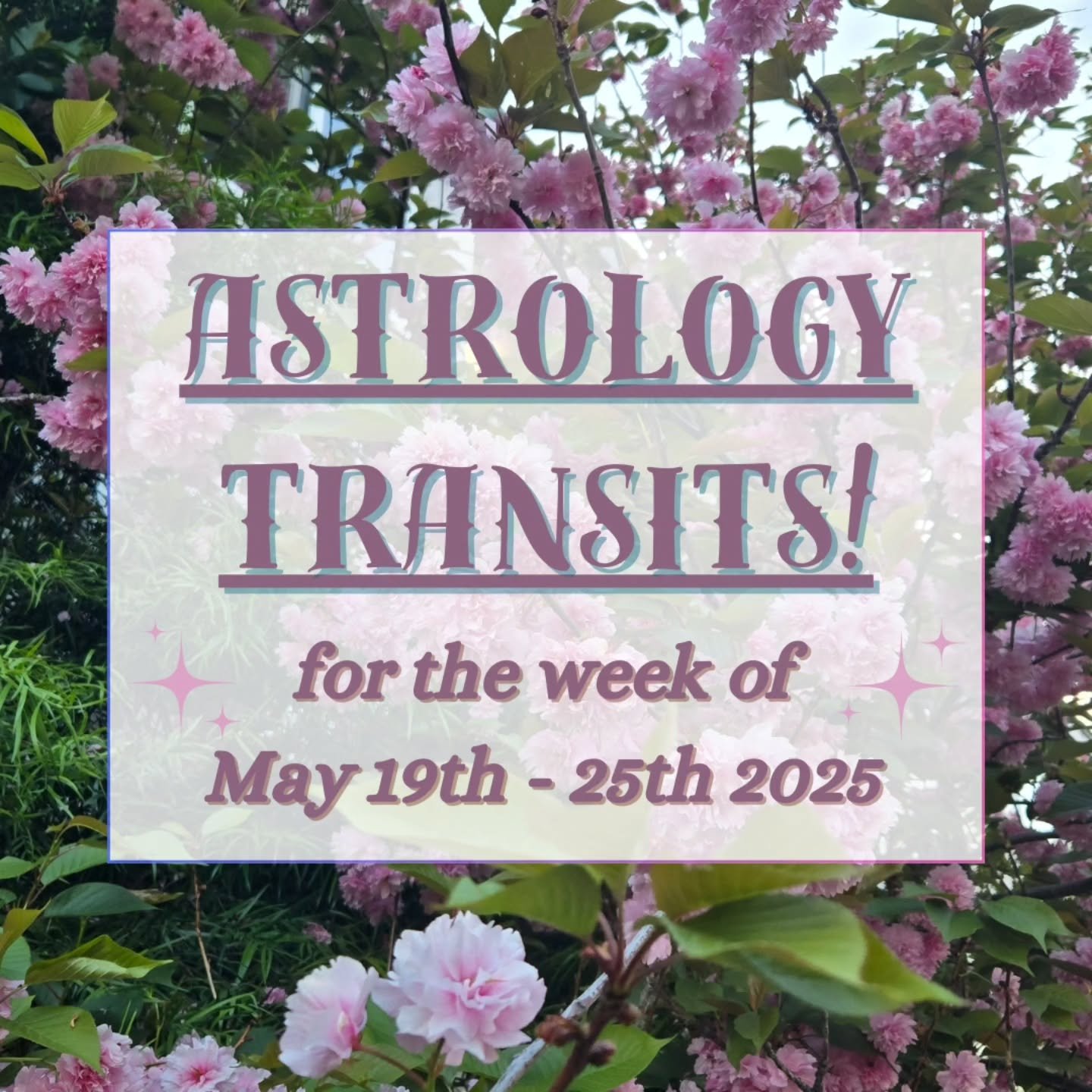 👯 Happy Gemini season! May 19th - 25th 2025 is a huge week in the stars, with lots of easeful &amp; stimulating aspects! 🤩 

🪐 The important news is that Saturn is completing a 29.5-year zodiac cycle and entering Aries on Saturday! 🥳 And with a S