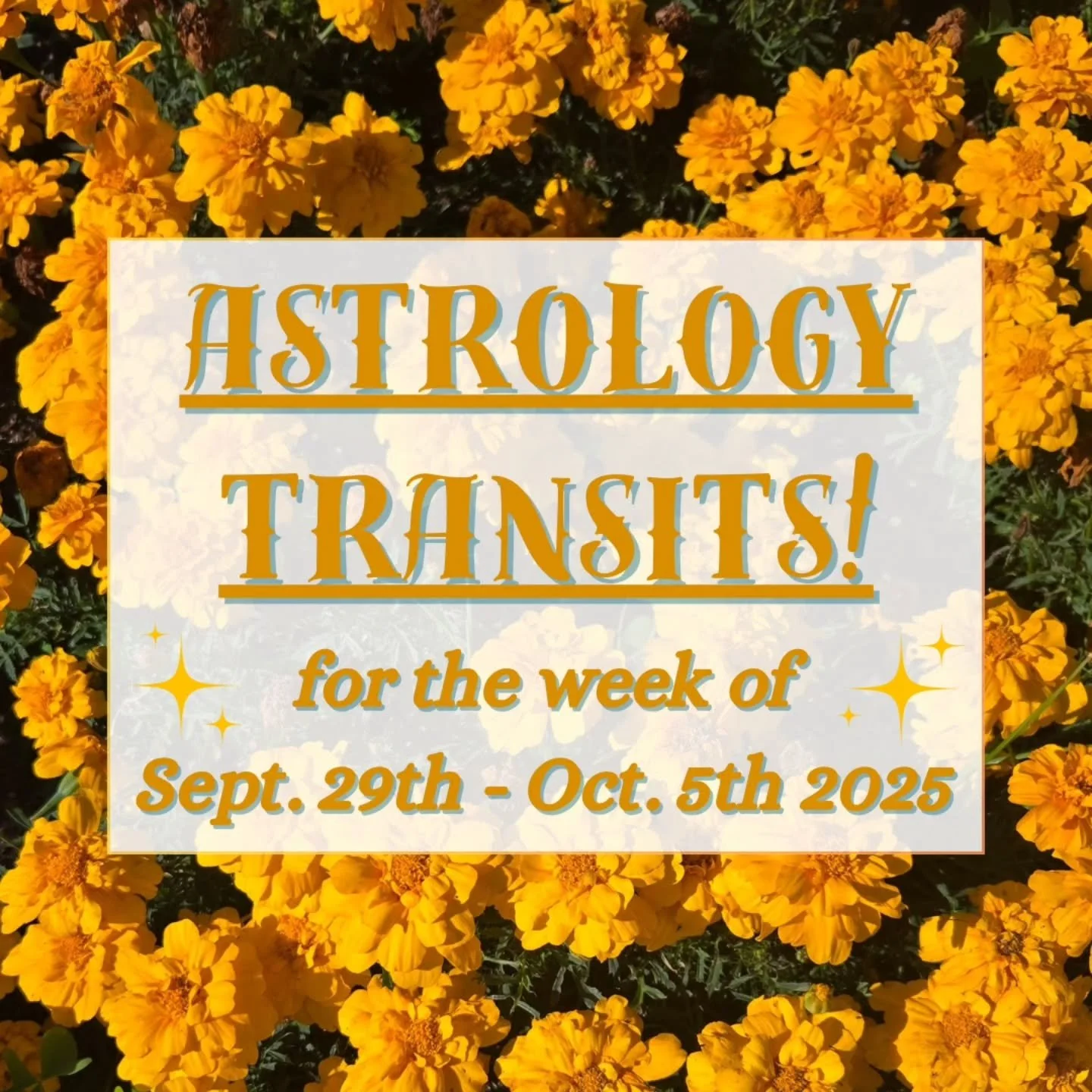 😮&zwj;💨 Things are slowing down a little after the frenzy of eclipse season &amp; the equinox. Here are the astrology transits for September 29th - October 5th 2025! 🍂

♎️ Mental Mercury in balanced Libra is the only planet perfecting aspects this