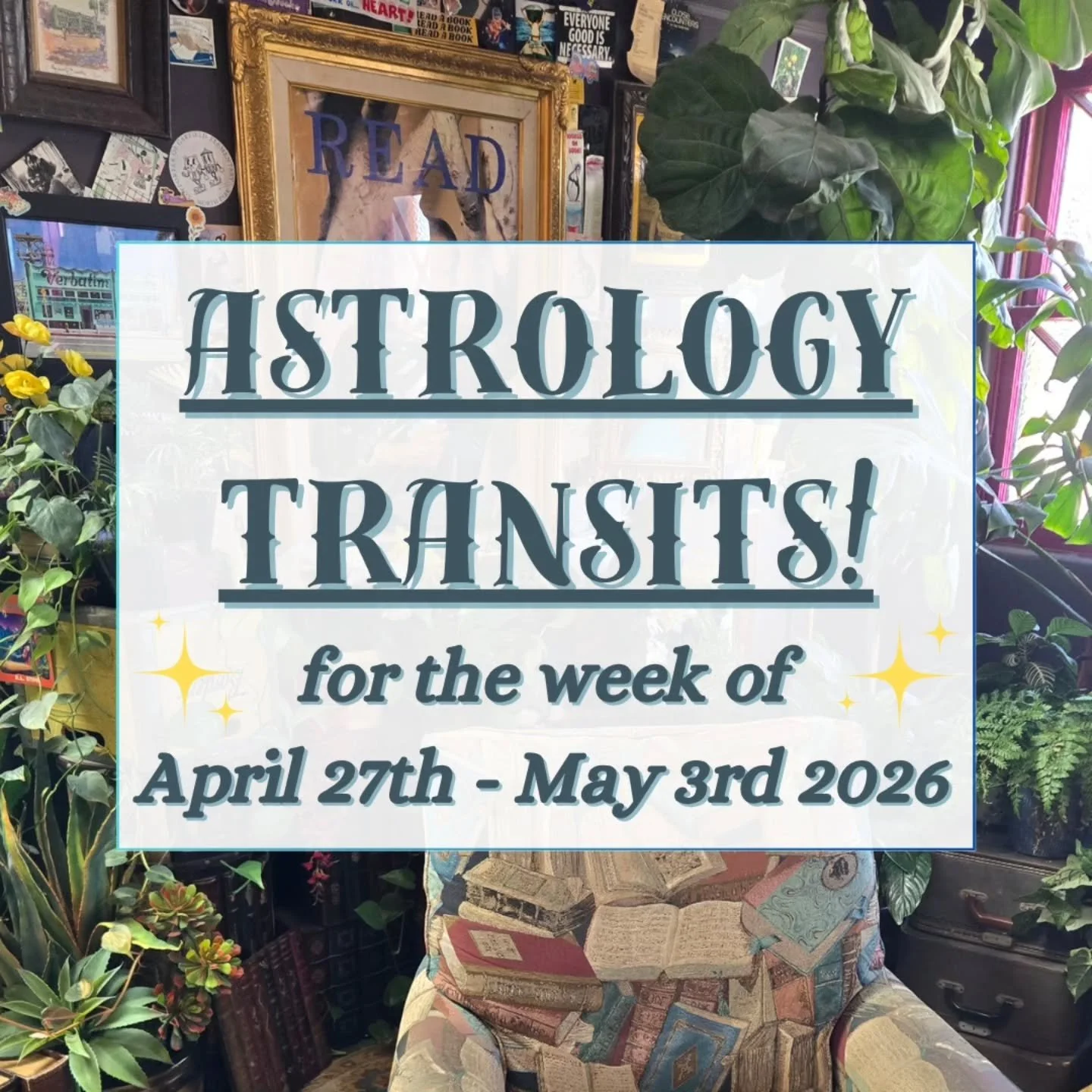 🤩 I just got back from an amazing evolutionary astrology retreat, but you know I had to tell y'all (a little belatedly) about the transits for April 28th to May 3rd 2026! 💫 

❤️&zwj;🔥 This week features a very special Friday. Not only is it May Da