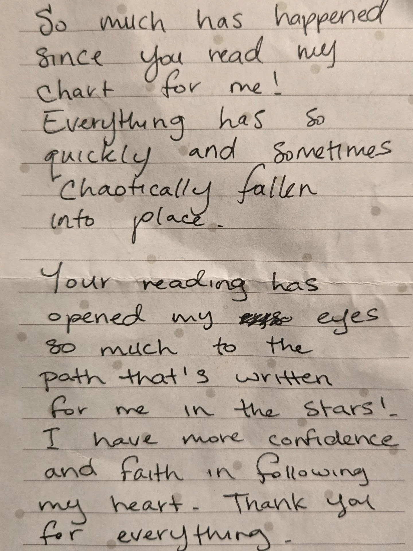 What people are saying about my astrology readings 🥹 

Here are a few of the testimonials I've received after about 2 years of giving readings! I'm so deeply moved by these words, and so very grateful for my amazing clients! 💝

It's truly a blessin