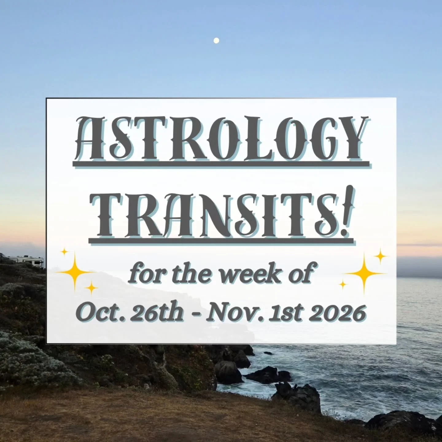Heads up: we have some spo0oky activating transits ahead! Here's the astrology for Oct 26th - Nov 1st 2026. 😤 

This is a week to face those difficult feelings. To listen to &amp; learn from them, rather than repressing &amp; being blindsided by the