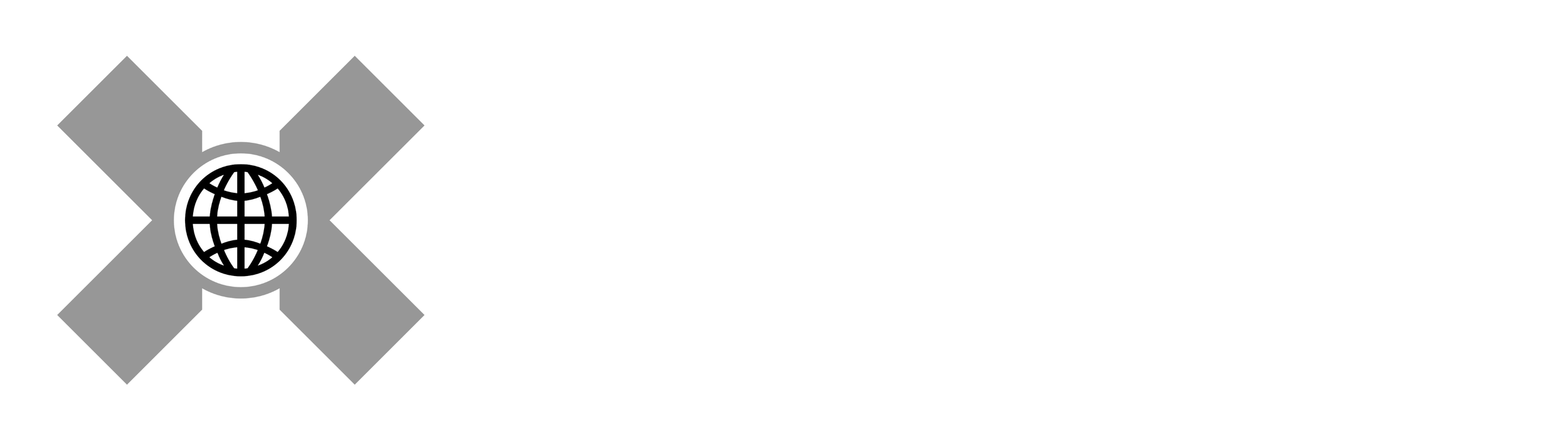 Black and white logo for X Games featuring text and a globe icon.