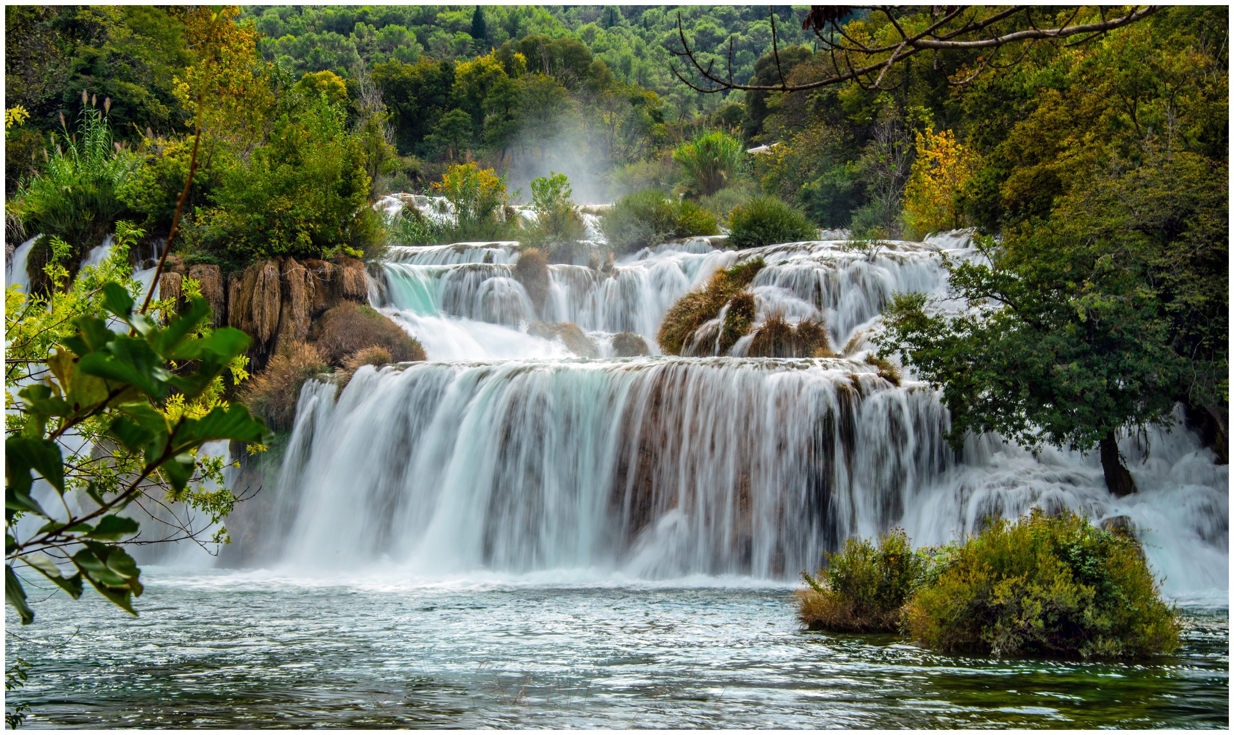 Waterfall, Krka National Park, Croatia