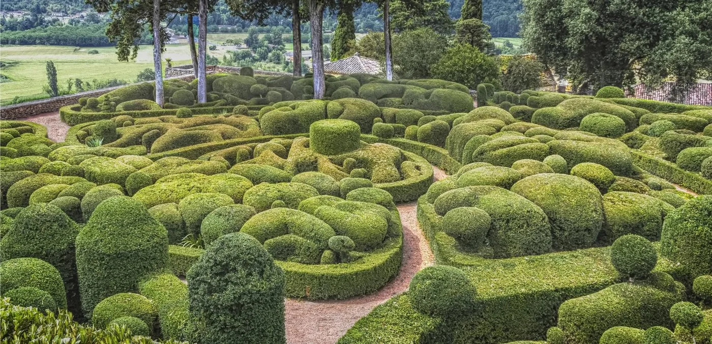 Baston Garden at Chateau Marqueyssac