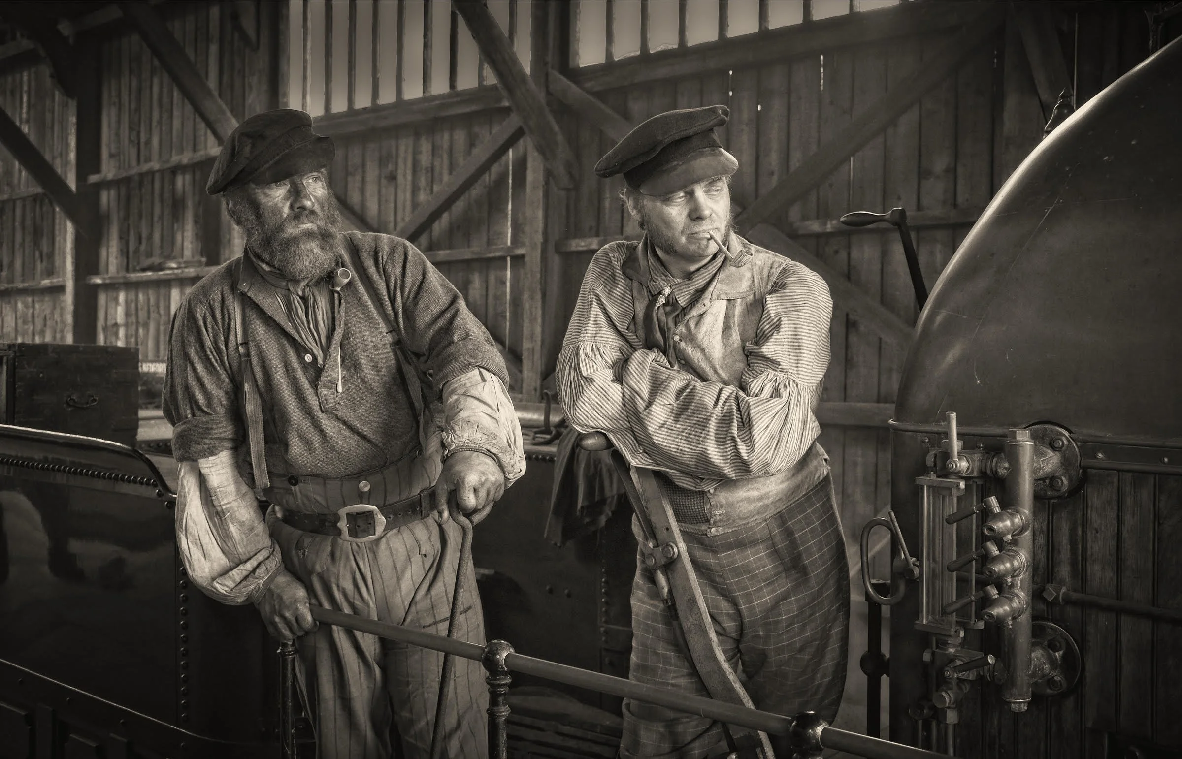 Victorian Steam Train Drivers