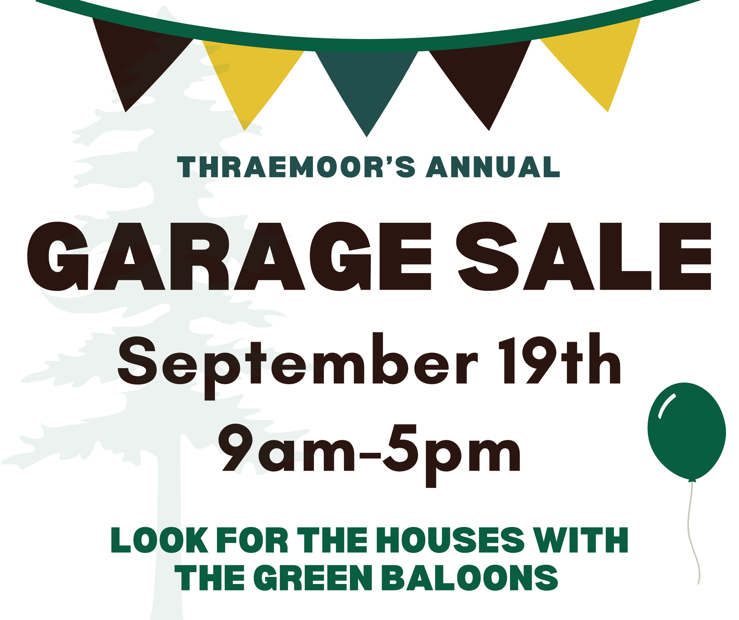 NEIGHBORHOOD GARAGE SALE 