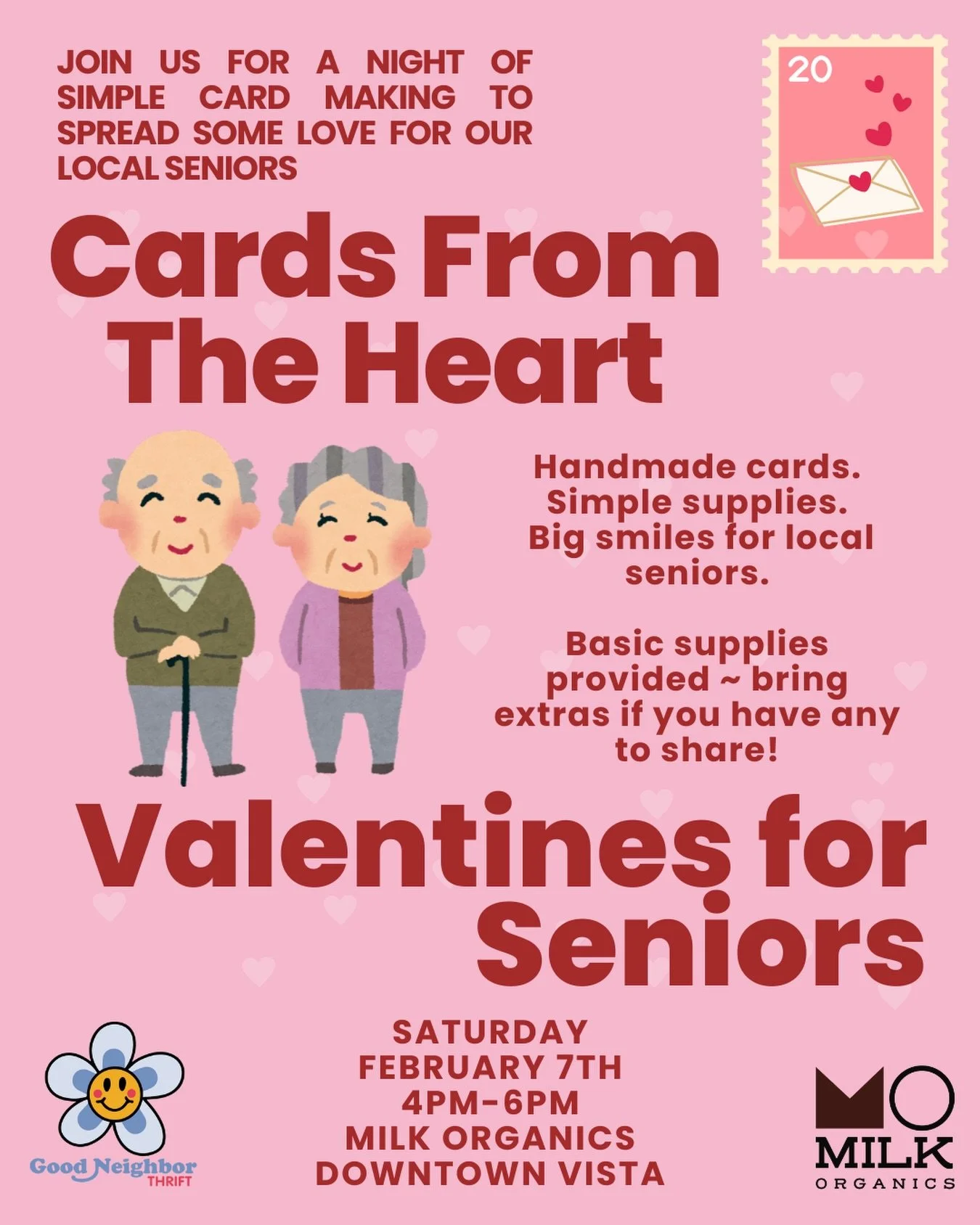 Yesterday we shared what guides our work: connection, thoughtfulness, and being a Good Neighbor. Later this week, we get to put those values into practice in a simple, heartfelt way. 
ଘ(੭ˊᵕˋ)੭🏹 ˚.⁺⊹💌

One of our community members (s/o @_kimlately_ 