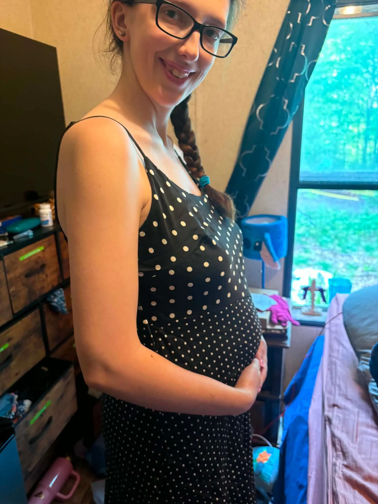 23 weeks 4 days and baby girl is getting so big! Mama can&rsquo;t wait to meet you. We love you so much already! 🩷💖