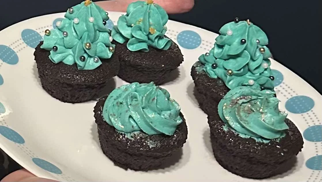 Mini Peppermint Cupcakes