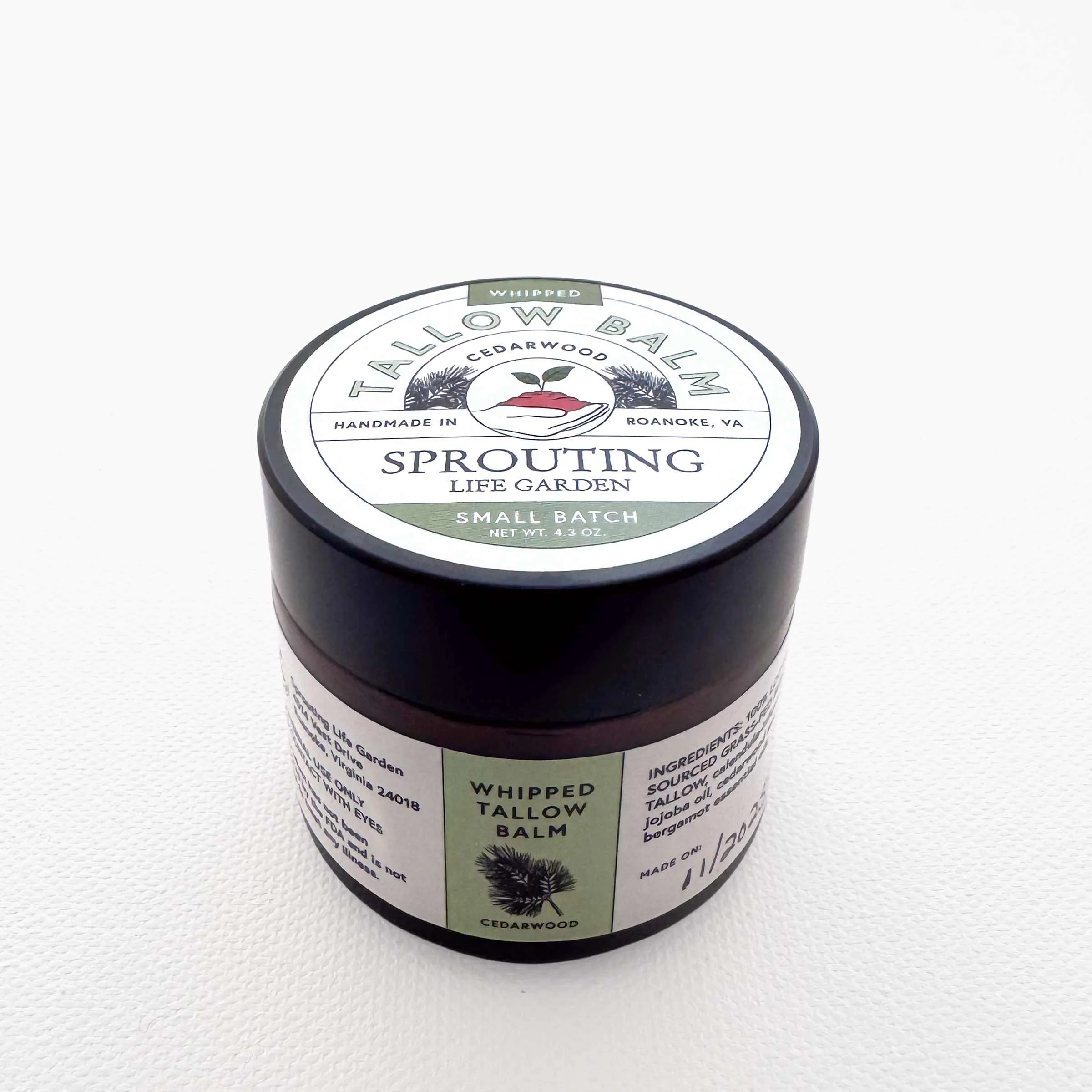 Whipped Tallow Balm - Cedarwood