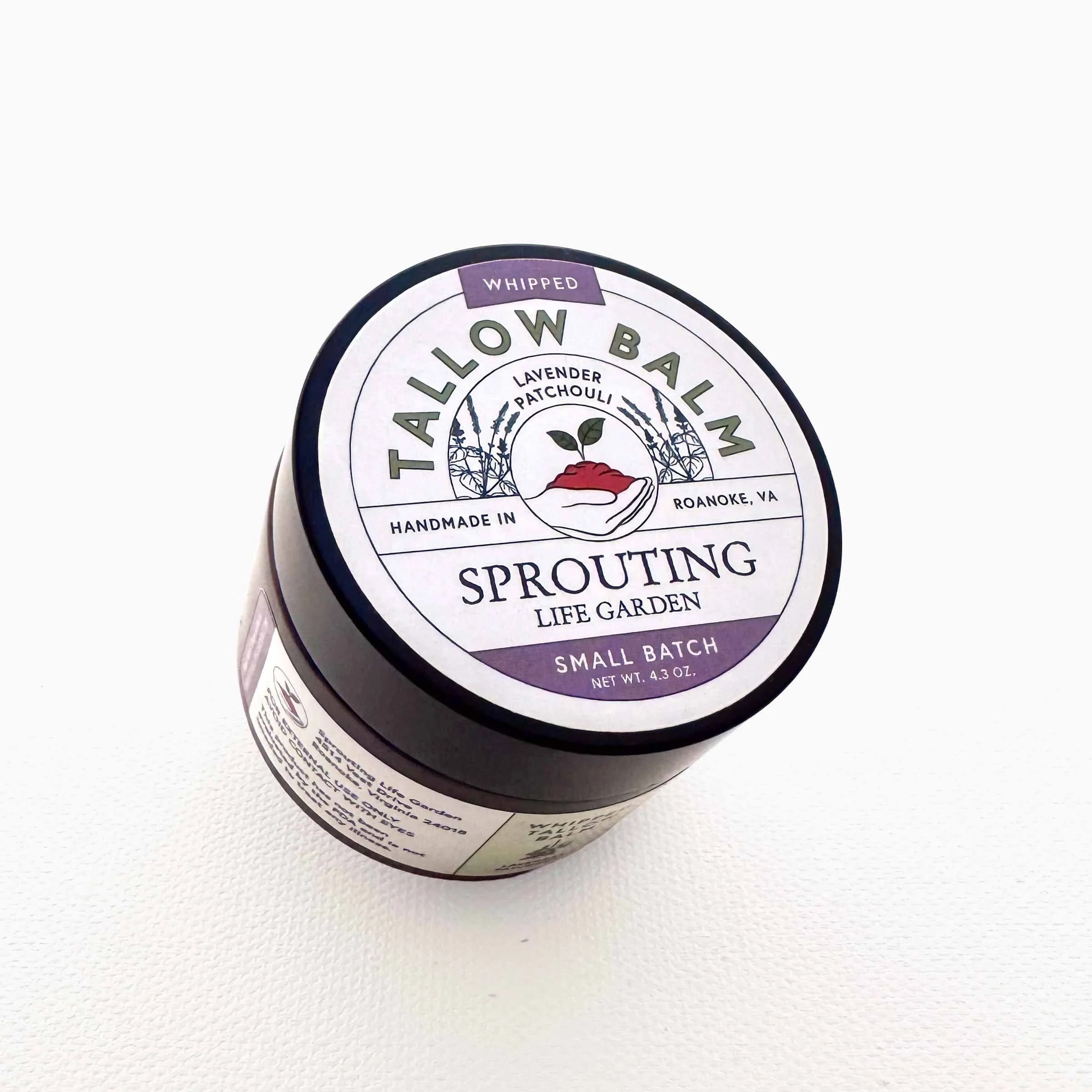 SproutingLifeGarden_WhippedTallowBalm_LavenderPatchouli_SideTilt.jpg