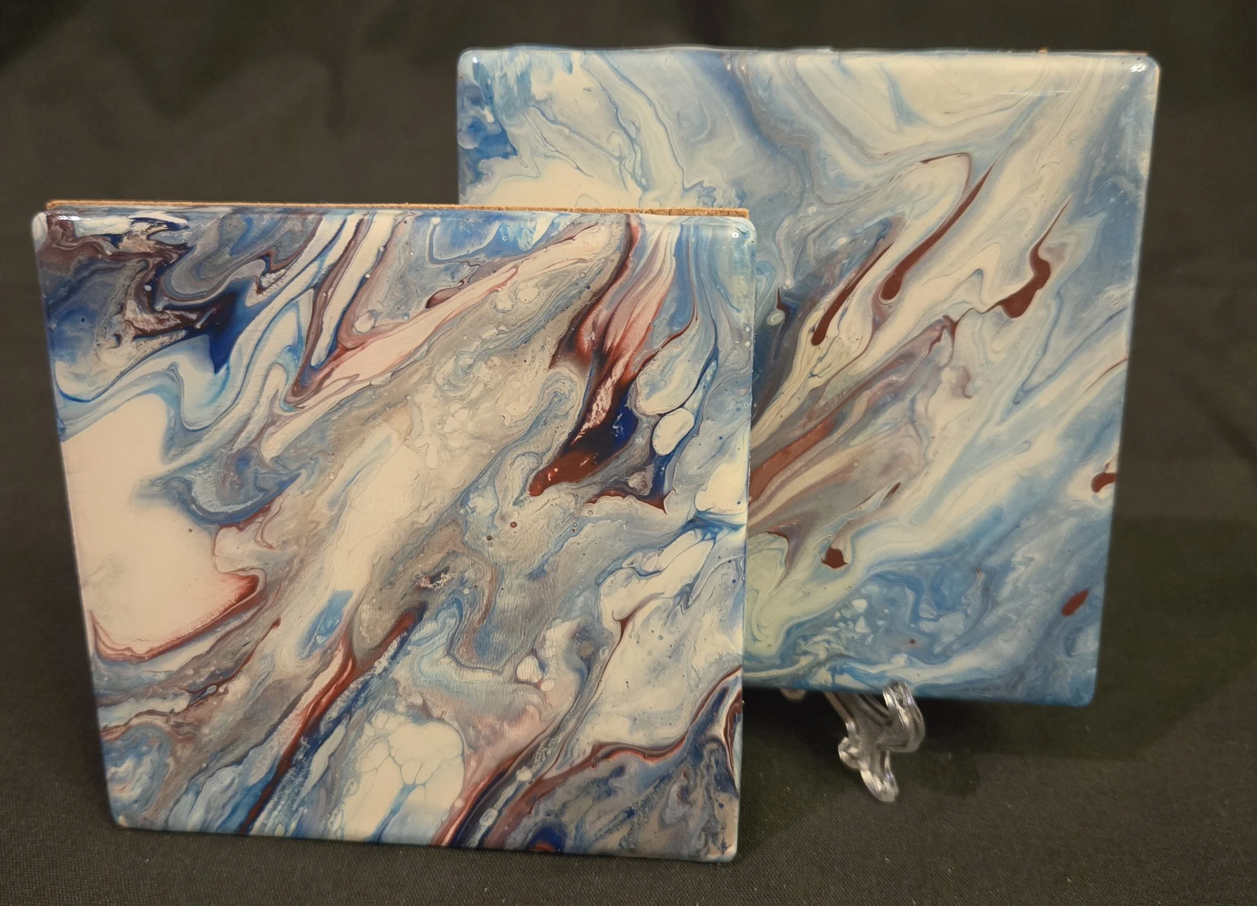 Decorative Coasters #6A (set of 2)