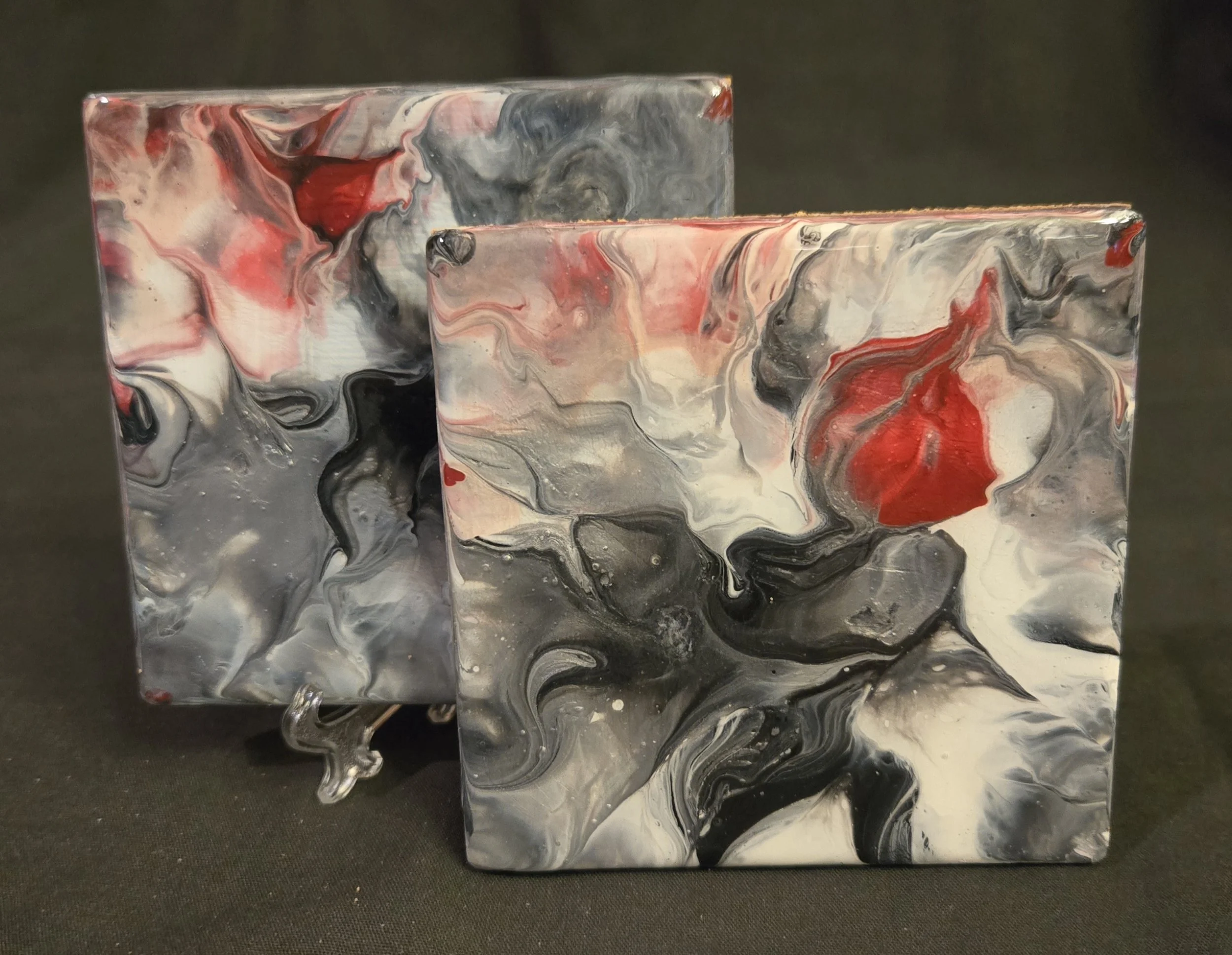 Decorative Coasters - #4A (Set of 2)