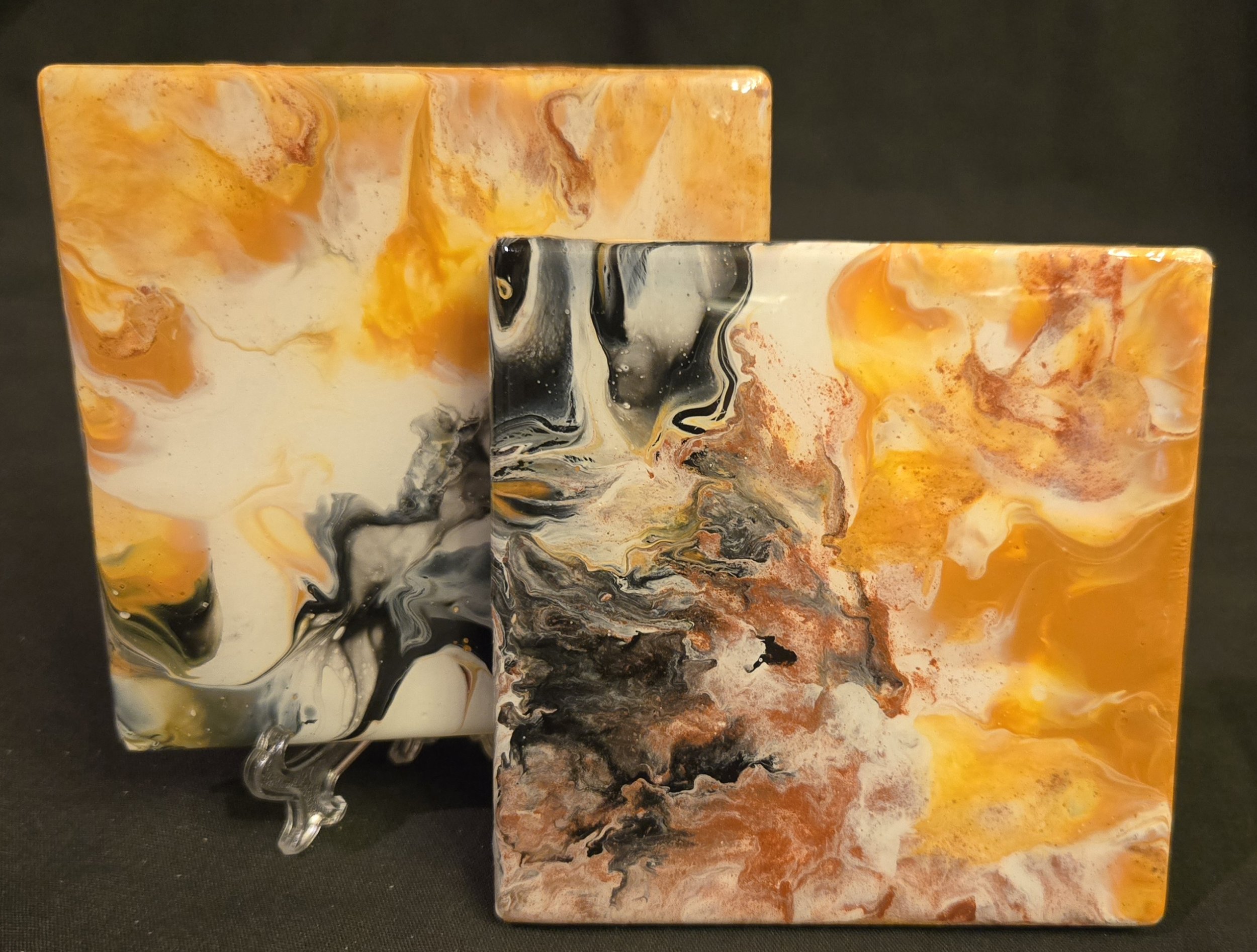 Decorative Coasters - #7A (set of 2)