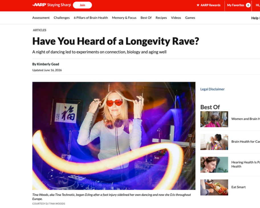 An article published for AARP,  the USA's largest nonprofit, nonpartisan organization dedicated to empowering Americans 50 and older to choose how they live as they age.