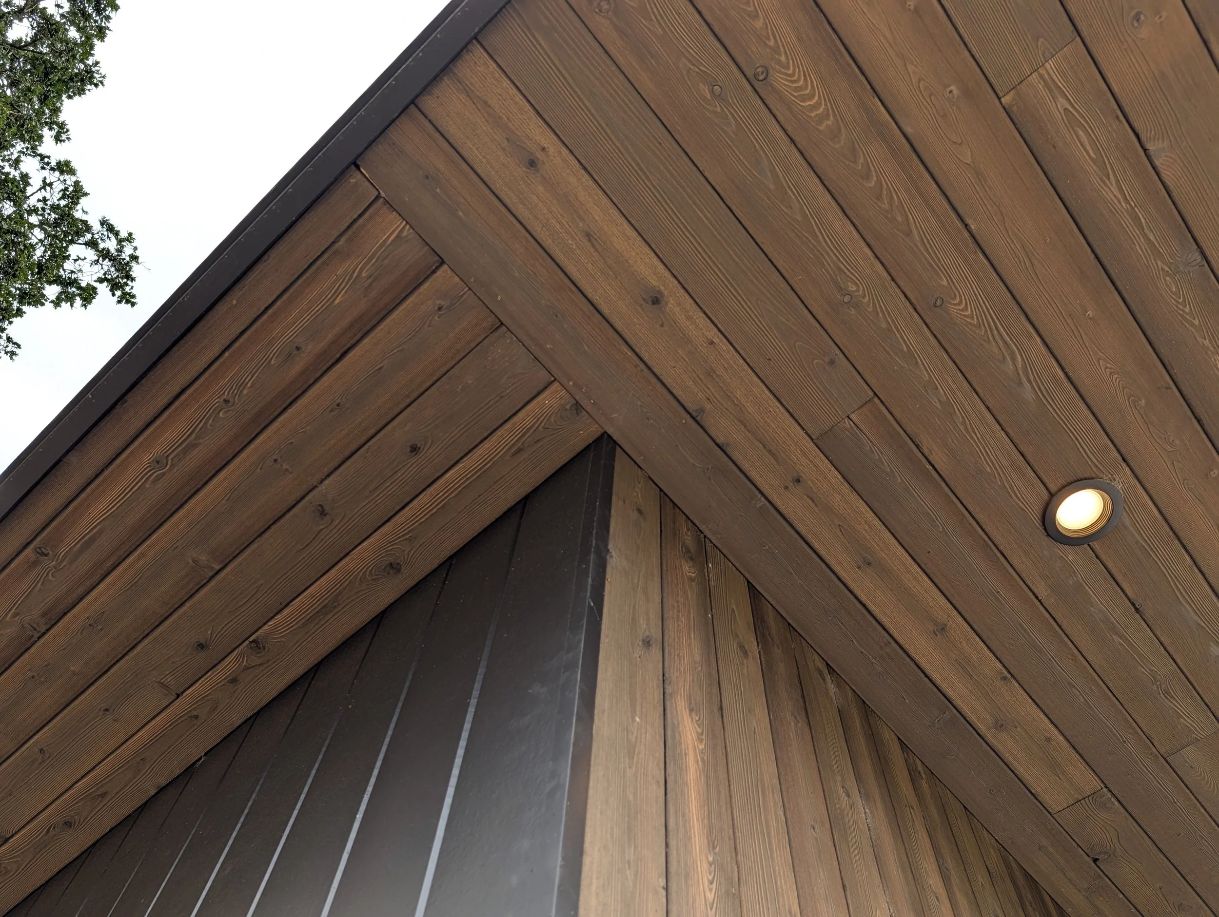 Local cedar siding