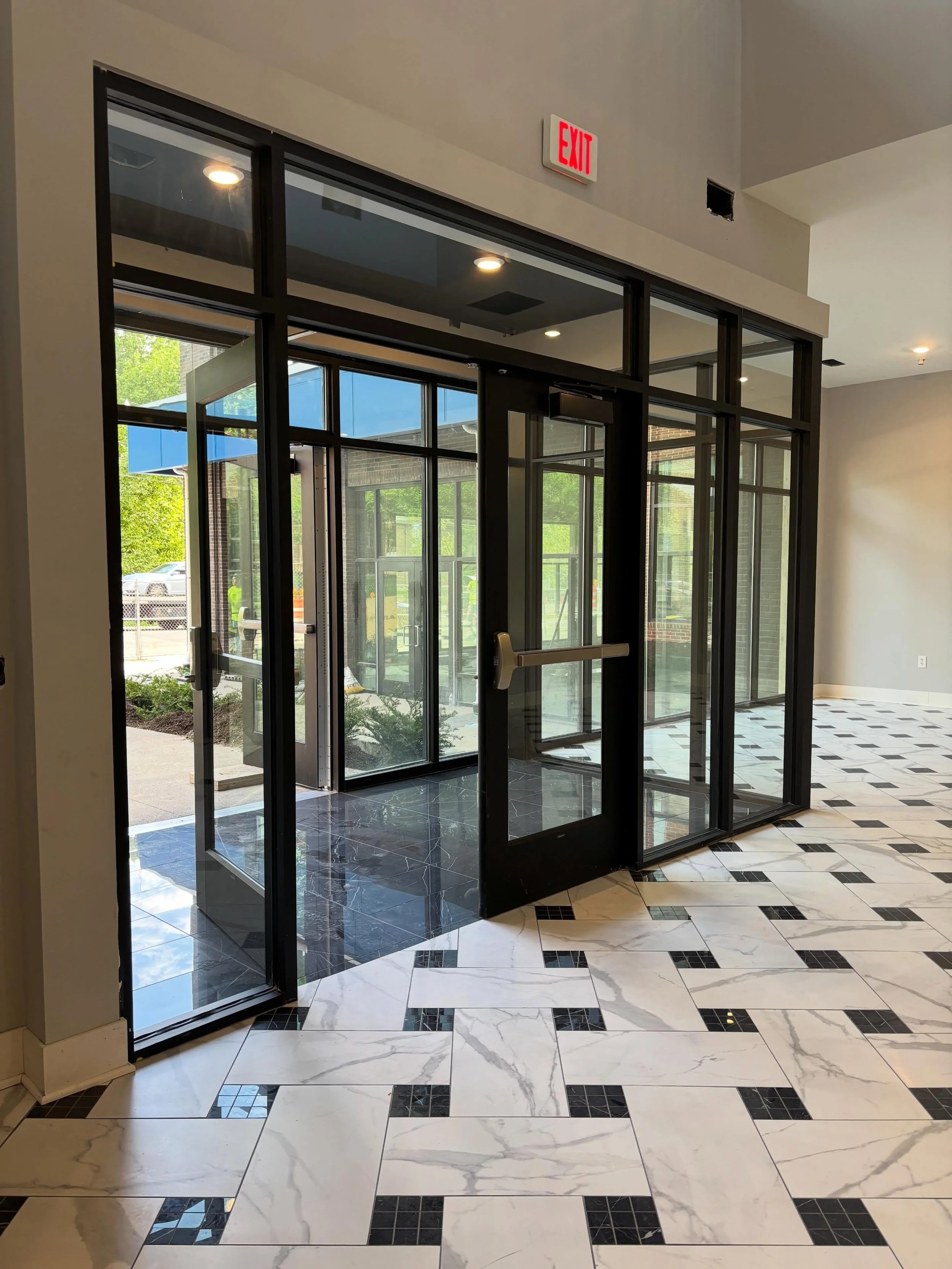 Our front lobby and common areas are coming together nicely!