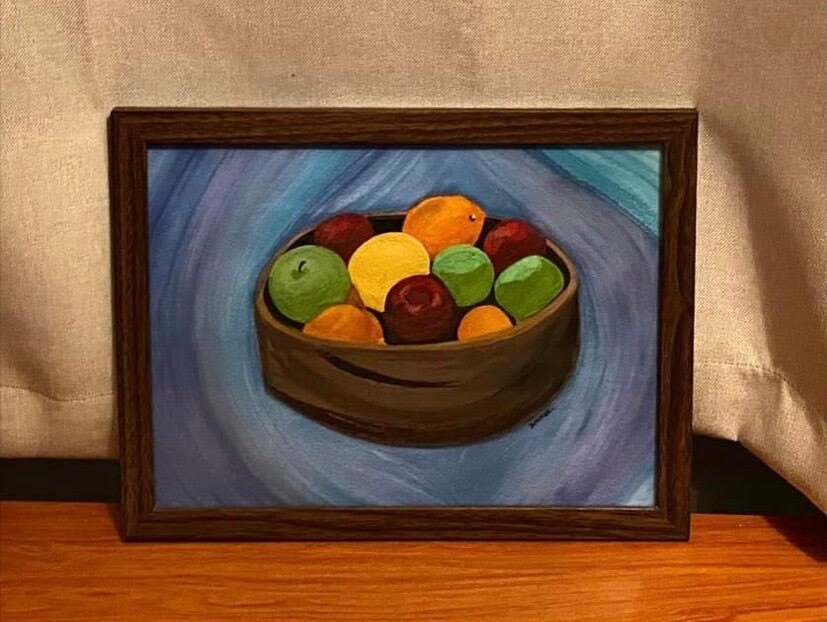 Fruit Of Life Watercolor Painting