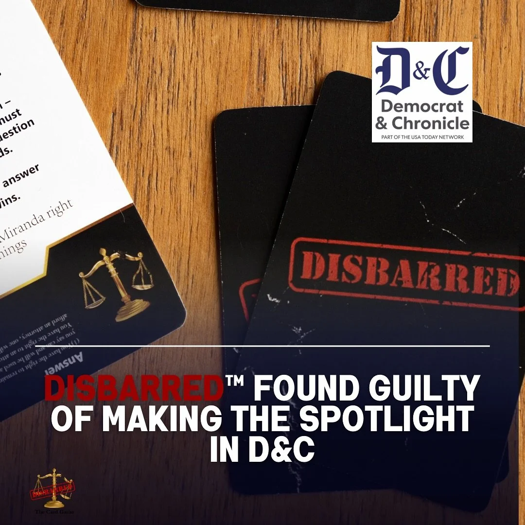 The verdict is in: DISBARRED is guilty on all counts of being chaotic and fun. ⚖️🔥

Missed our feature in @democratandchronicle and @lohud? Go read the ruling &mdash; they broke down how our founder and DISBARRED are building community and teaching 