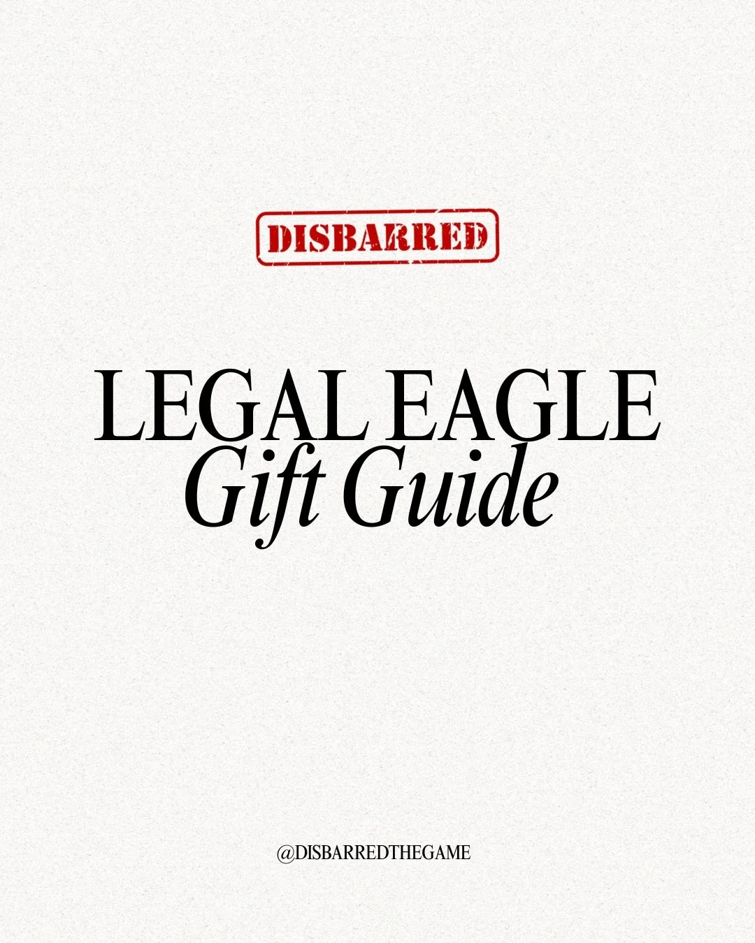 Holiday Docket 👩&zwj;⚖️⚖️

Your official Legal Eagle Gift Guide is taking the stand!

1. A virtual assistant subscription&mdash;because sometimes you need someone else to object for you.

2. A vacation&hellip;to anywhere&mdash;file a motion to disap