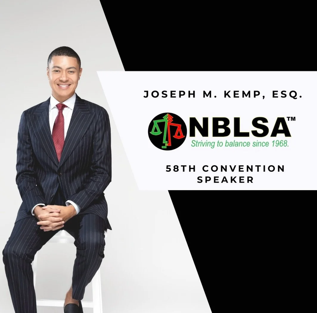 Honored to be speaking at the Northeast Region of the National Black Law Students Association&rsquo;s (NEBLSA) 58th Convention next week.

As a former BLSA leader and Butch Carpenter First Place Award recipient, which is the largest first-year schola
