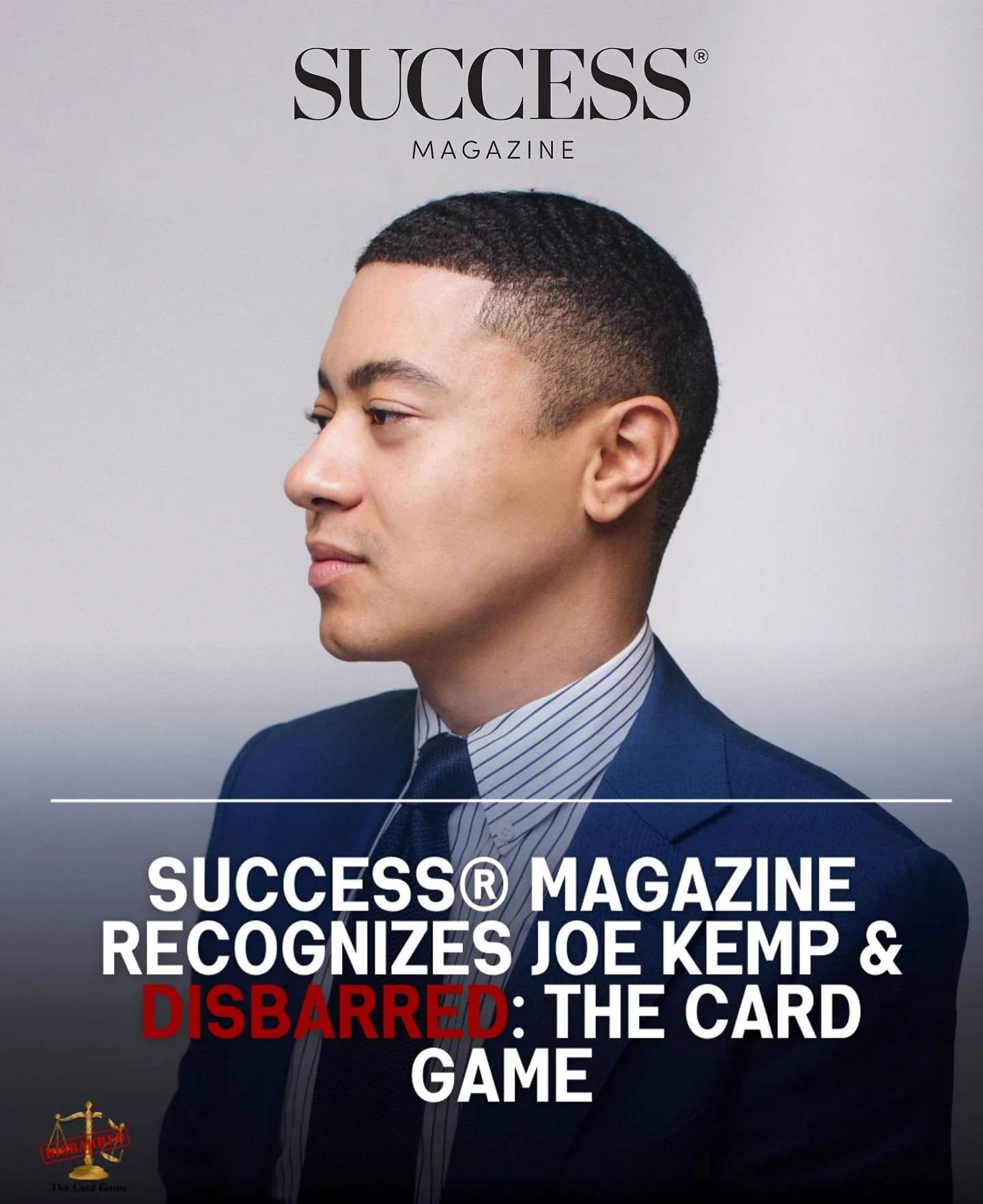 Honored to be recognized by @SUCCESSMagazine for the work we&rsquo;re doing at Games That Matter with DISBARRED: The Card Game&reg;, a fun, legal-themed party game packed with real law, chaotic cases, and legal pop culture.

For more than a century, 