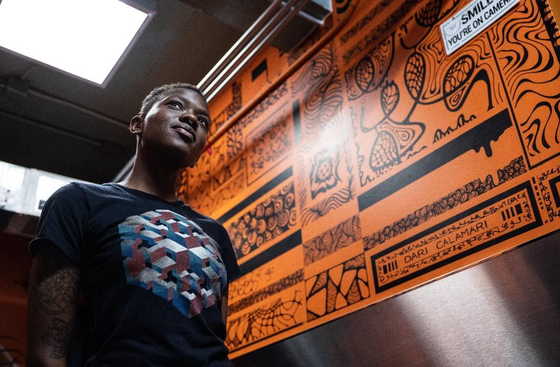 ‘Vibrant ambiguity’: Artist Dari Calamari is all about trusting the process