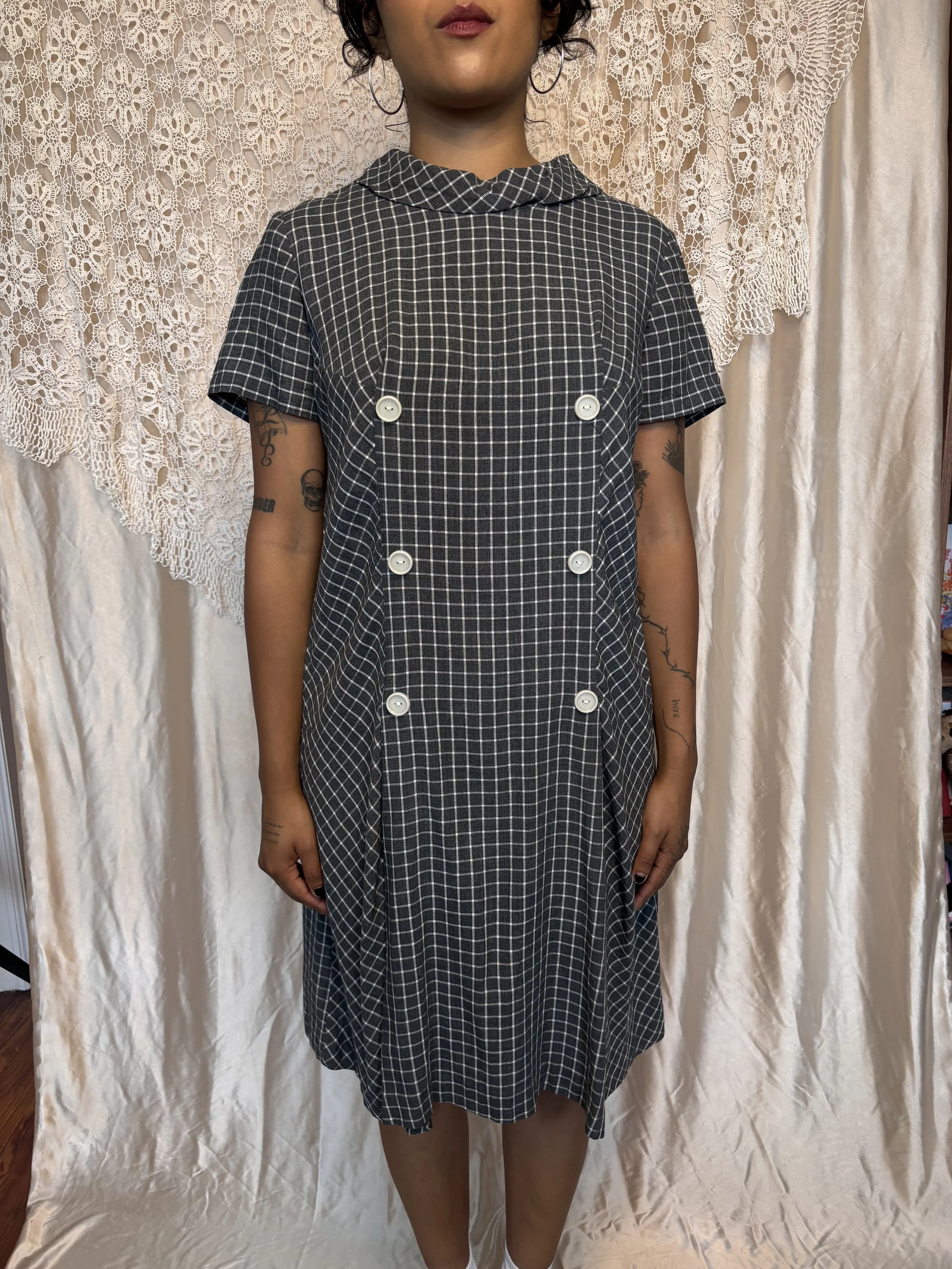 1960's Charcoal Dress
